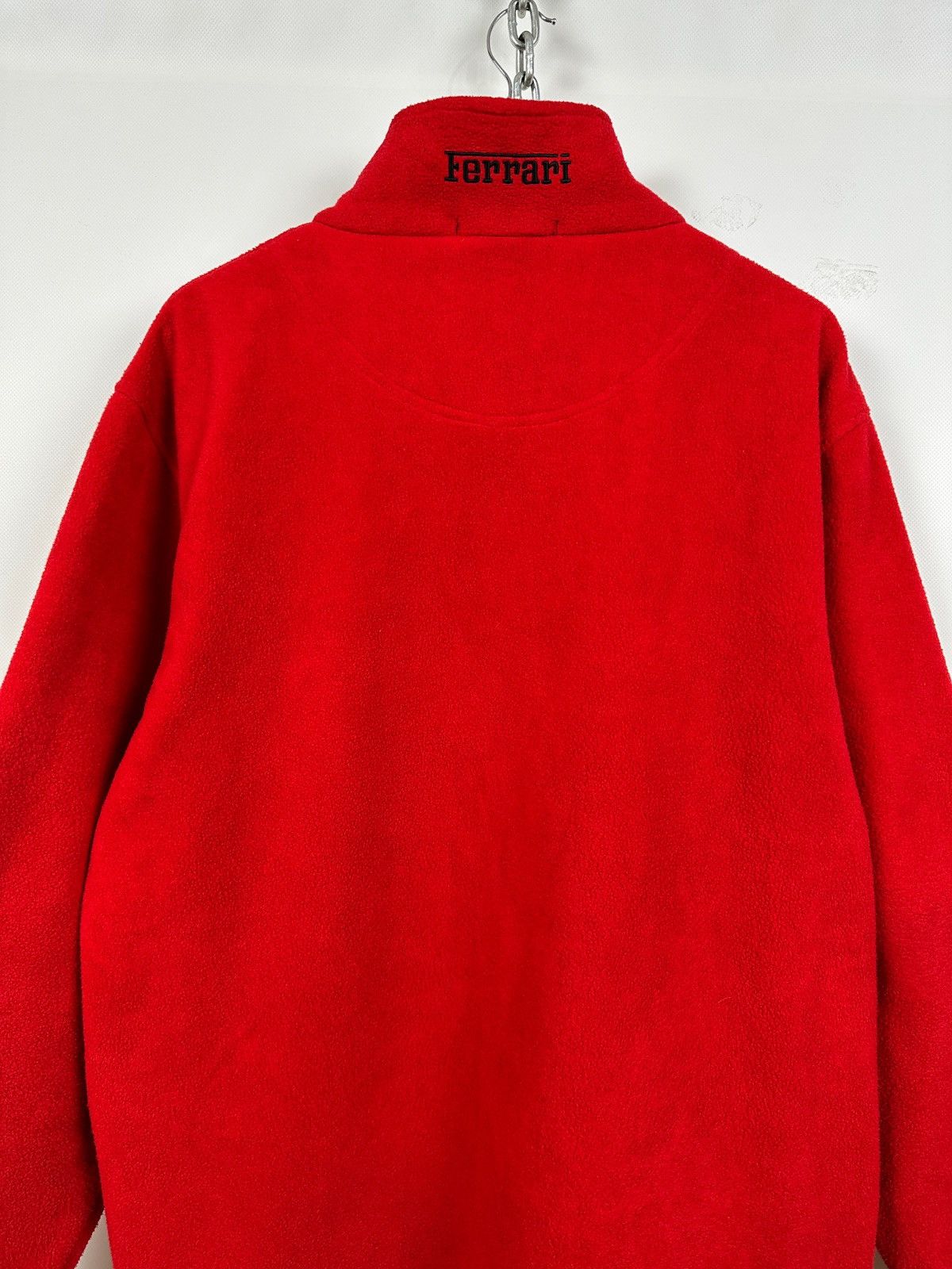 Ferrari 90s Vintage Ferrari Pocket Red Racing Zip Up Fleece Jacket Size US XL / EU 56 / 4 - 15 Thumbnail