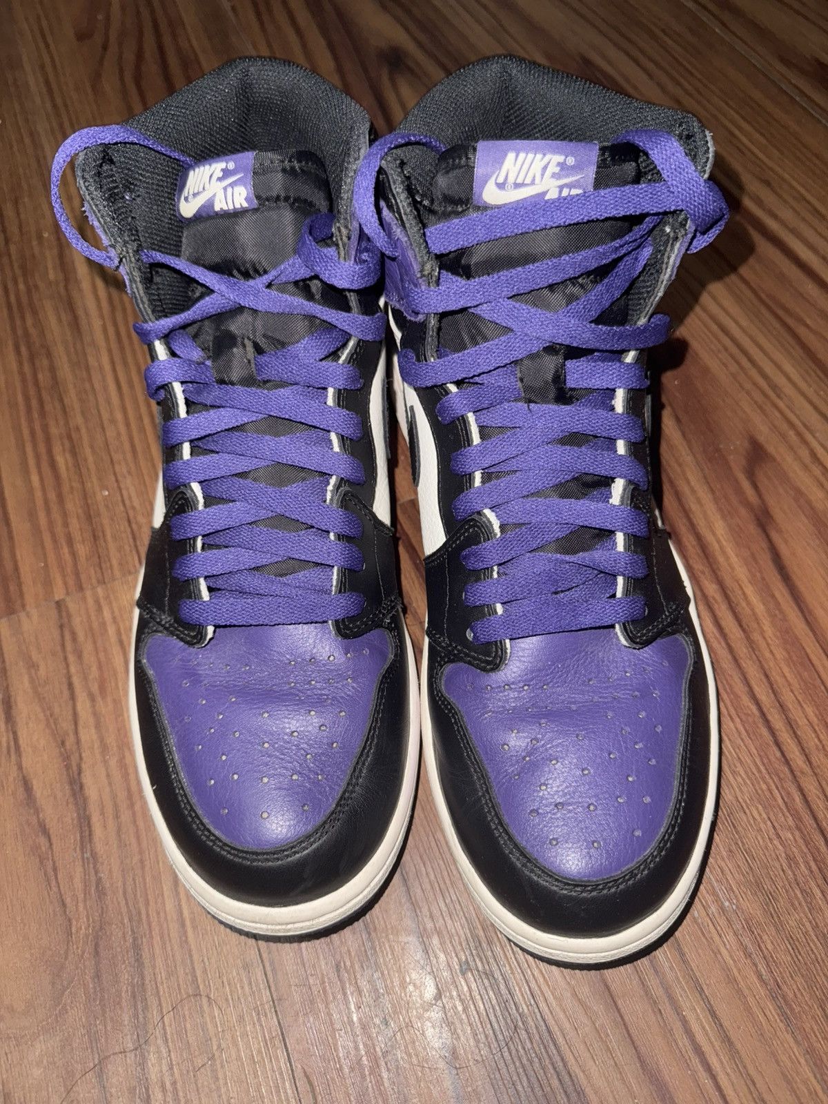 Nike Jordan 1 Court Purple 1.0 Size US 10.5 / EU 43-44 - 4 Thumbnail