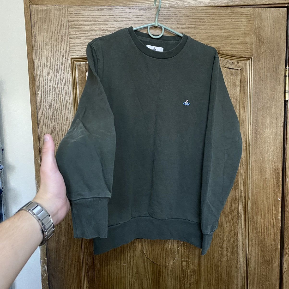 Vivienne Westwood Vintage Vivienne Westwood Sweatshirt Orb Logo Basic Pullover Size US M / EU 48-50 / 2 - 2 Thumbnail
