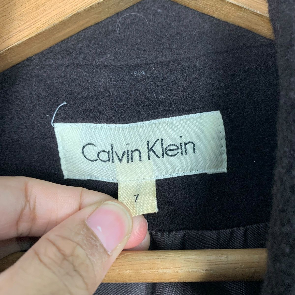 Calvin Klein Calvin Klein Cahmere Overcoat Size S / US 4 / IT 40 - 16 Thumbnail