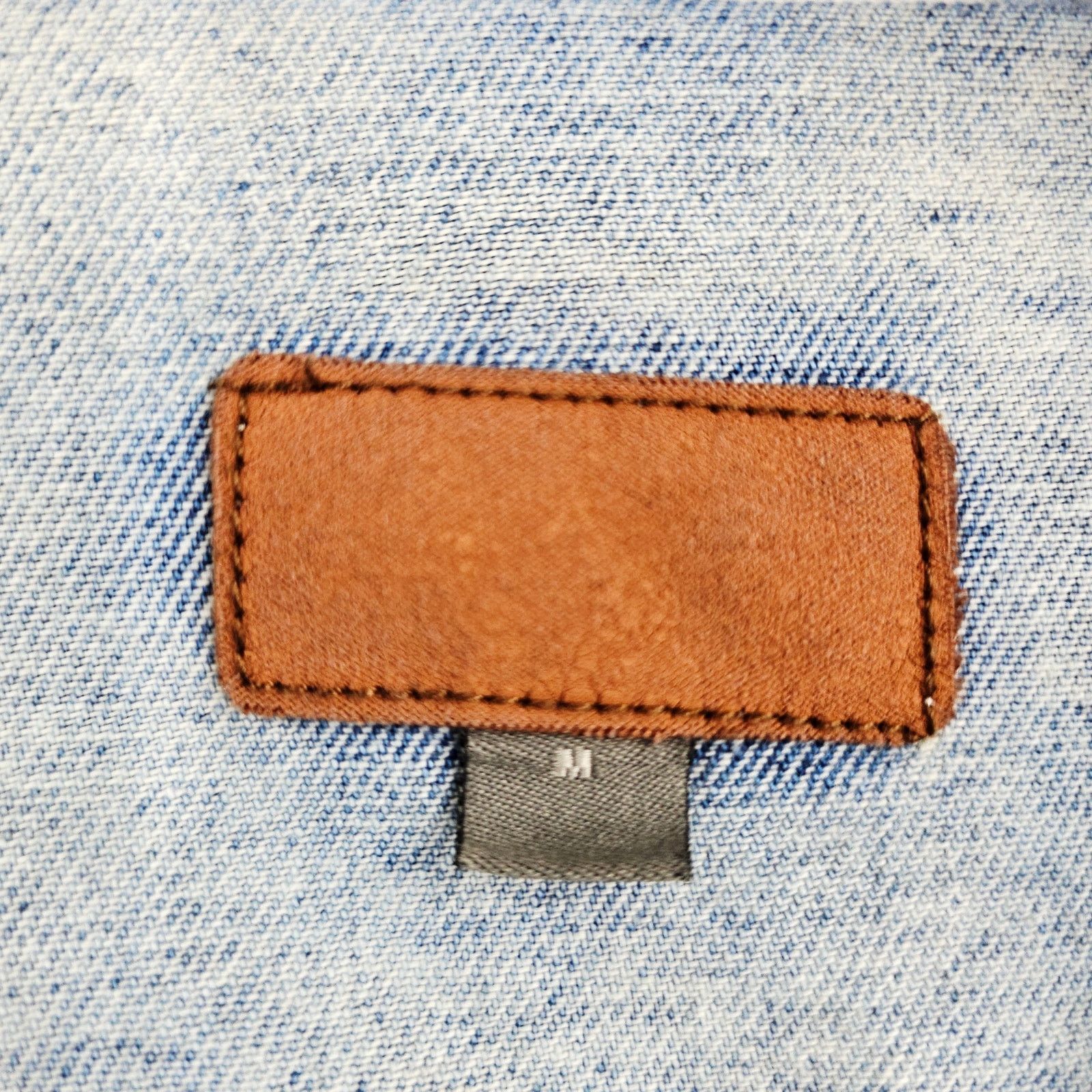 Asos ASOS Retro Denim Jacket Patches Light Blue M 3643 Size US M / EU 48-50 / 2 - 3 Thumbnail