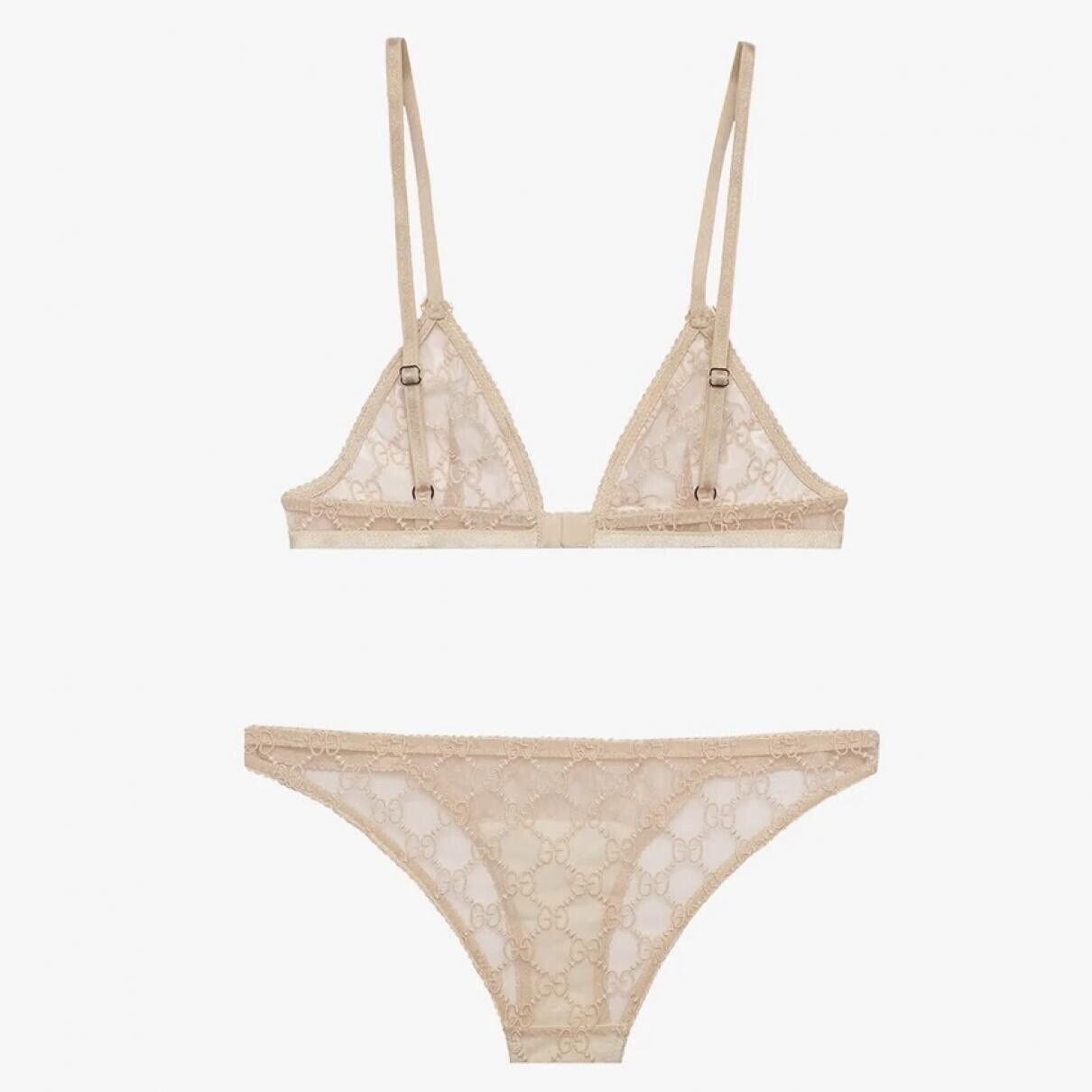 Gucci NWT Gucci Nude Lingerie Set Size S Light Beige 100% Authenti Size S / US 4 / IT 40 - 2 Thumbnail