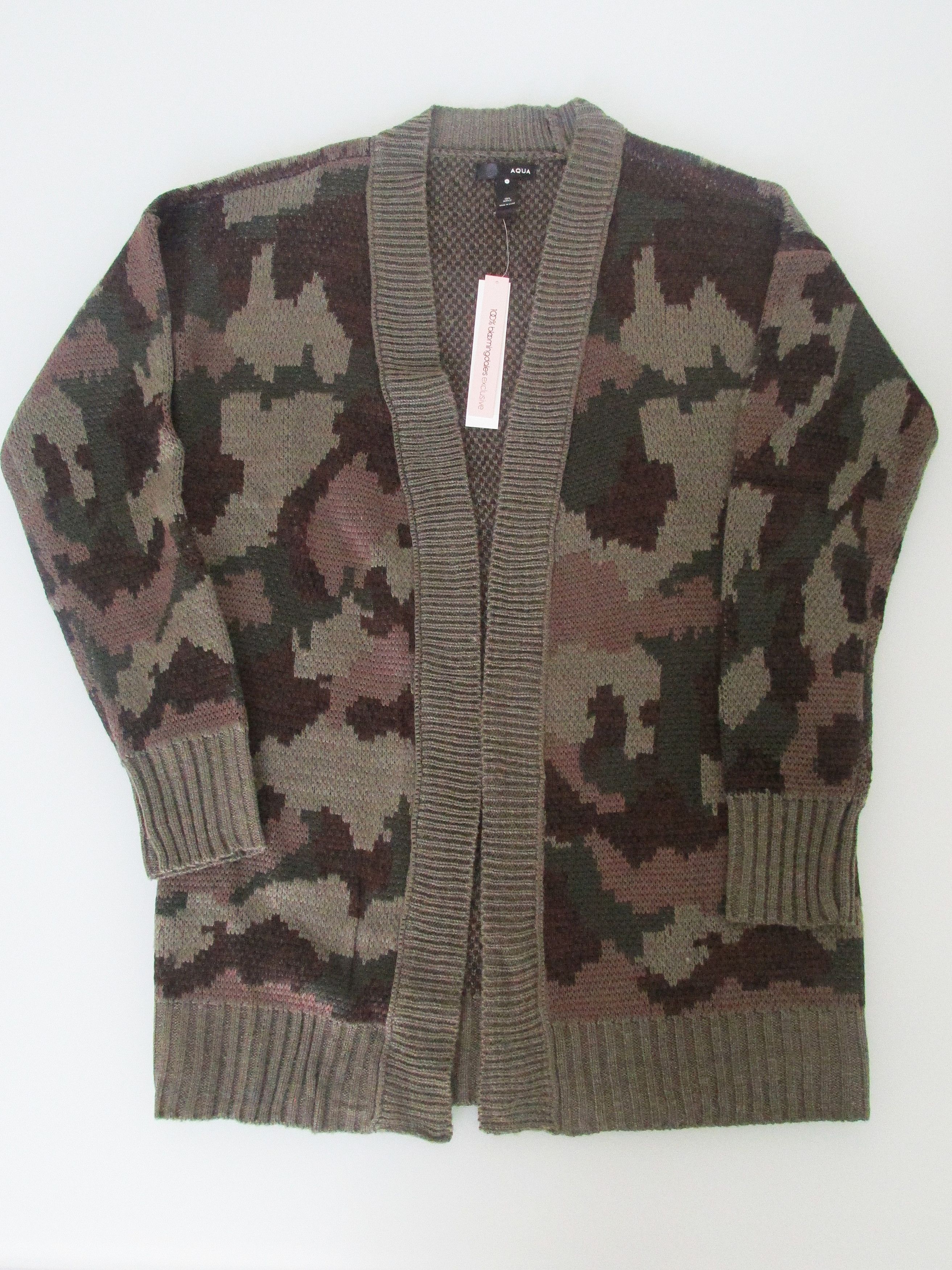 AQUA Aqua (NWT) Women's Open Front Cardigan Size Medium Size M / US 6-8 / IT 42-44 - 1 Thumbnail