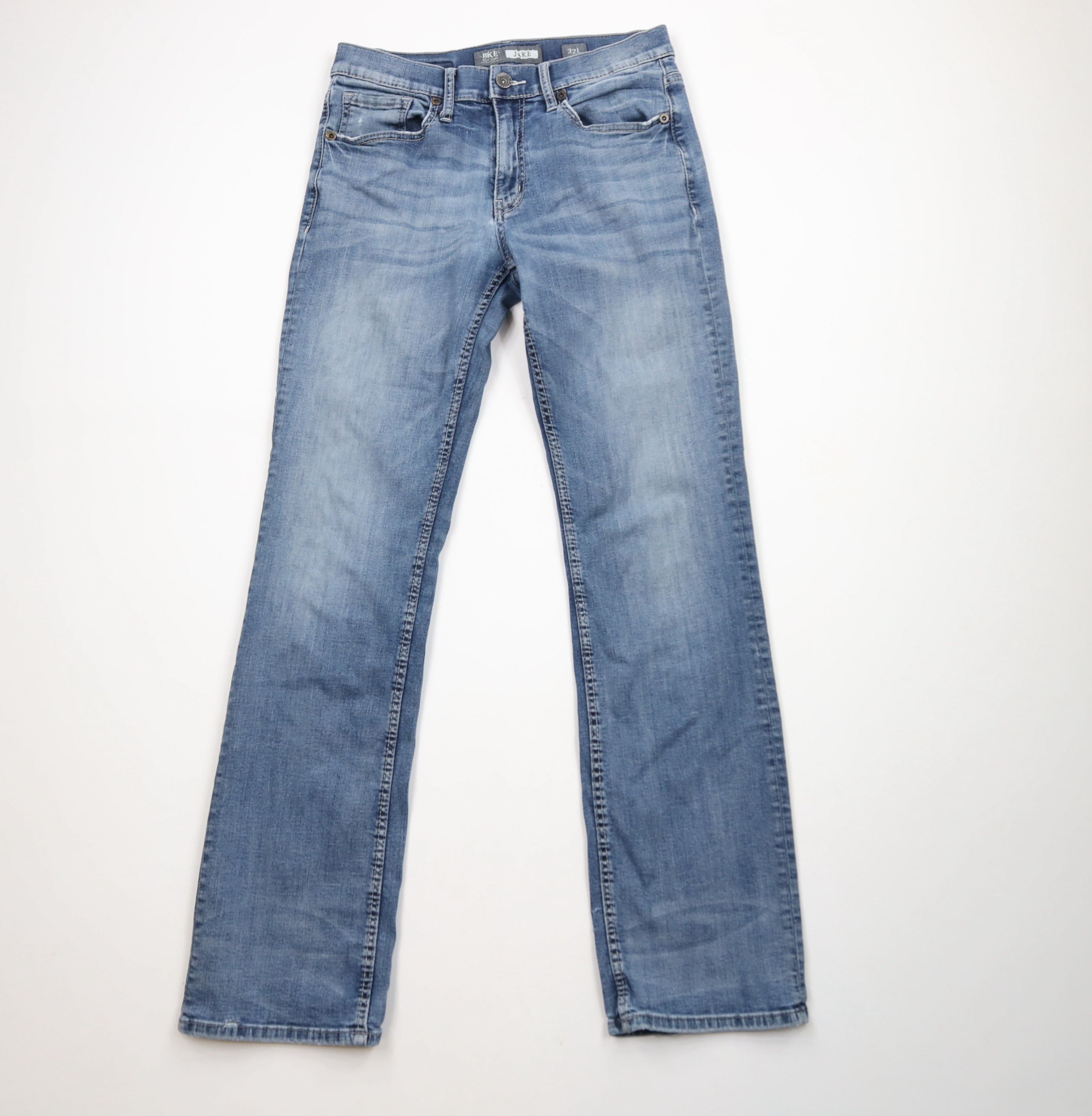 Vintage Buckle BKE Stitch Jake Stretch Bootleg Denim Jeans Blue Size US 32 / EU 48 - 1 Thumbnail