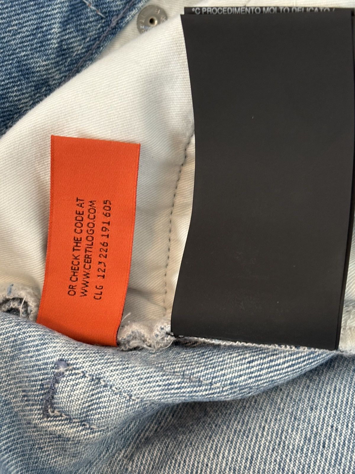Heron Preston Heron Preston Stitched Patch Denim Jeans size 30 Size US 30 / EU 46 - 9 Thumbnail