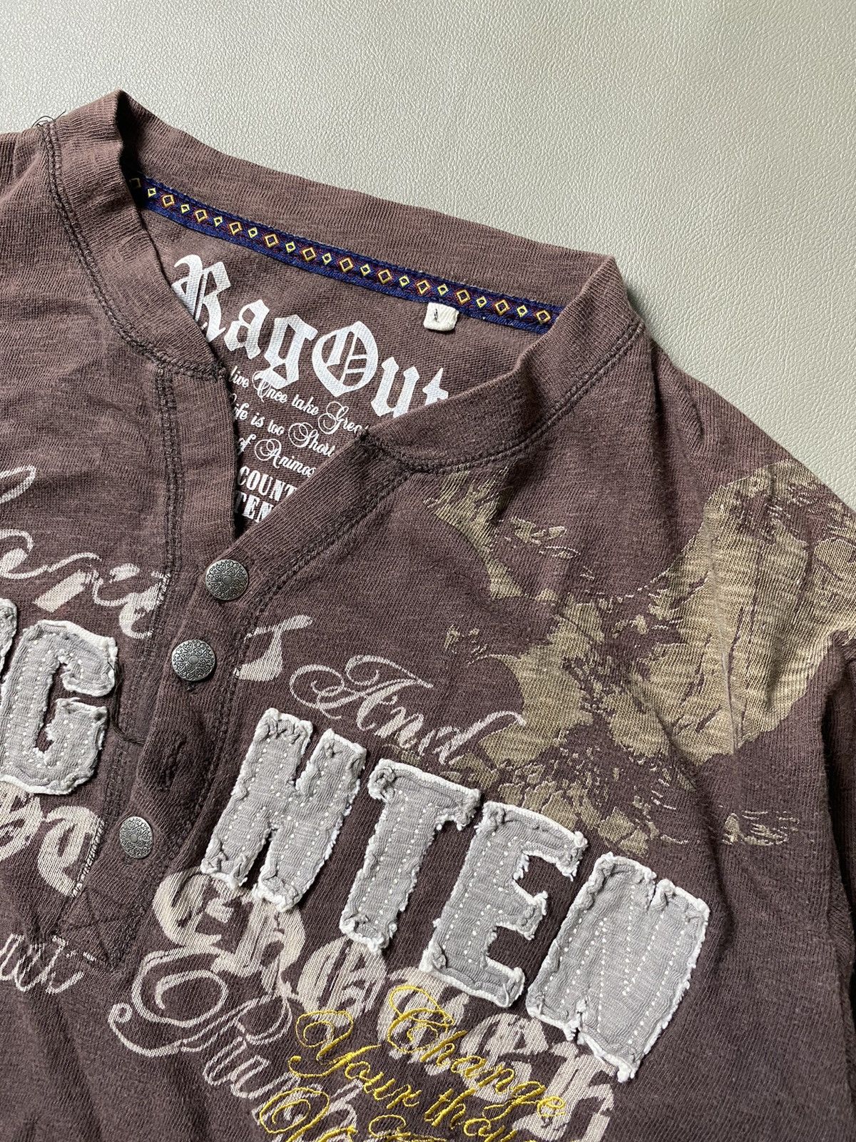 Beauty Beast × Hysteric Glamour × Japanese Brand Rag Out Poem Patch Lonsgleeve Size US L / EU 52-54 / 3 - 3 Thumbnail
