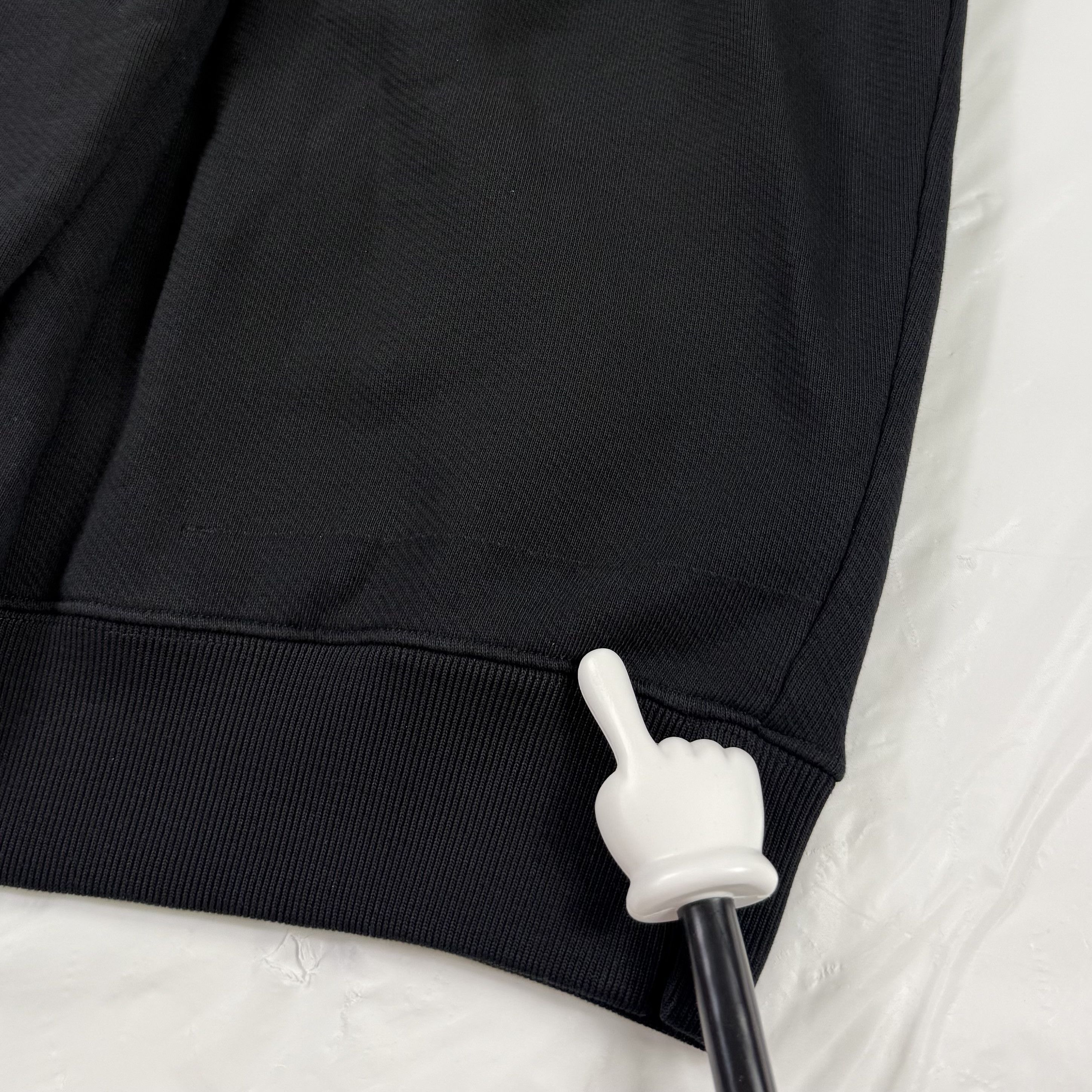 Off-White Off-White Black OFF Logo Organic Cotton Hoodie Mens Large Size US L / EU 52-54 / 3 - 11 Thumbnail