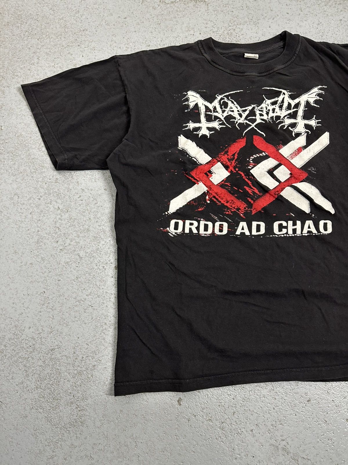 Band Tees Mayhem Ordo Ad Chaos Rock T-Shirt Size US XXL / EU 58 / 5 - 5 Thumbnail