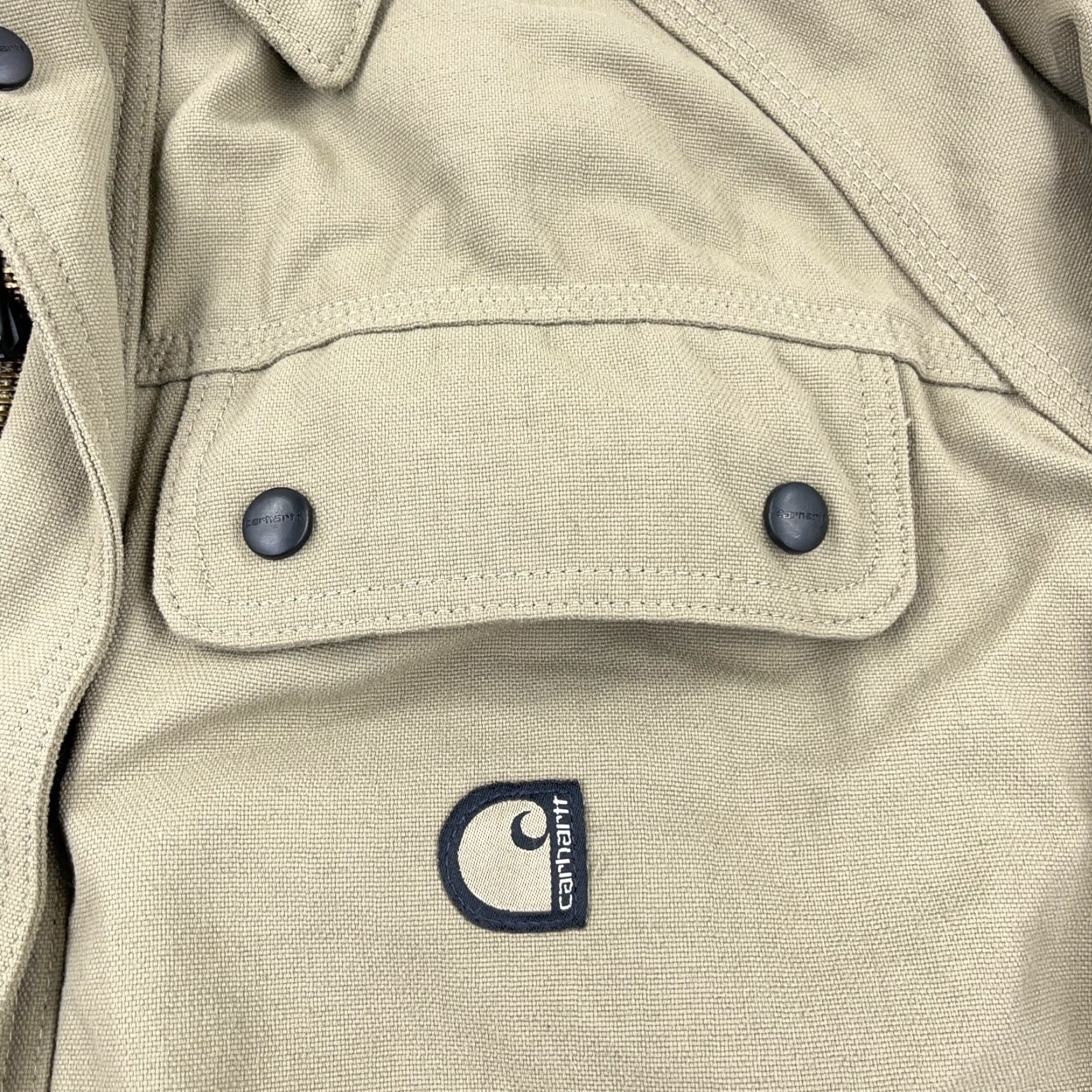 Carhartt VINTAGE Carhartt Jacket Chore Coat Duck Canvas Large C41 Quilted Lined Brown Mens USA 90s Winter Fall Spring Shirt/Jacket Size US L / EU 52-54 / 3 - 4 Thumbnail