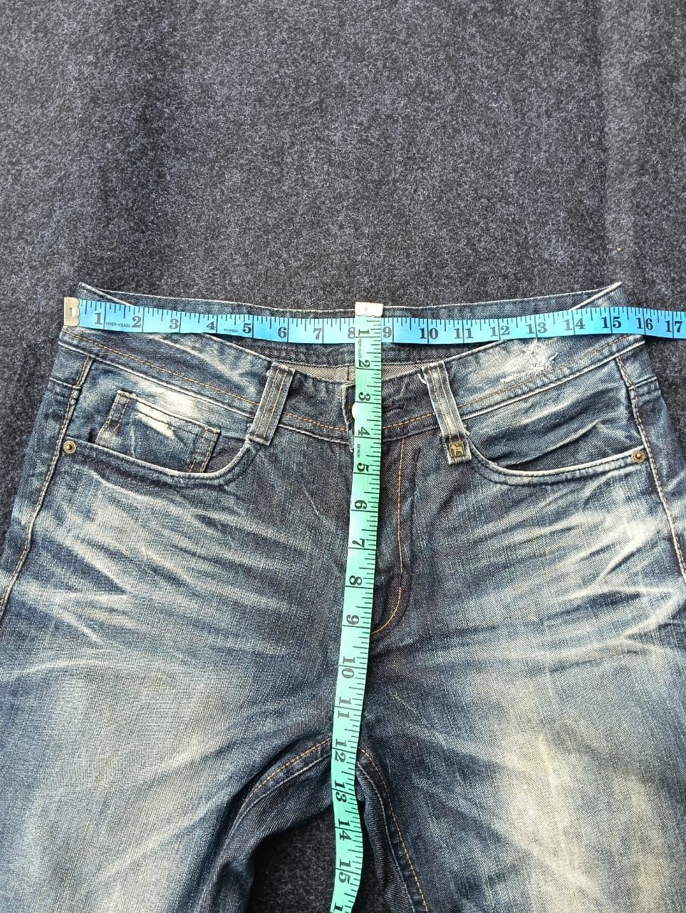 Jean CLRIDE.N Flare Jeans–Rare Korean Y2K Streetwear Denim Size US 31 - 6 Thumbnail
