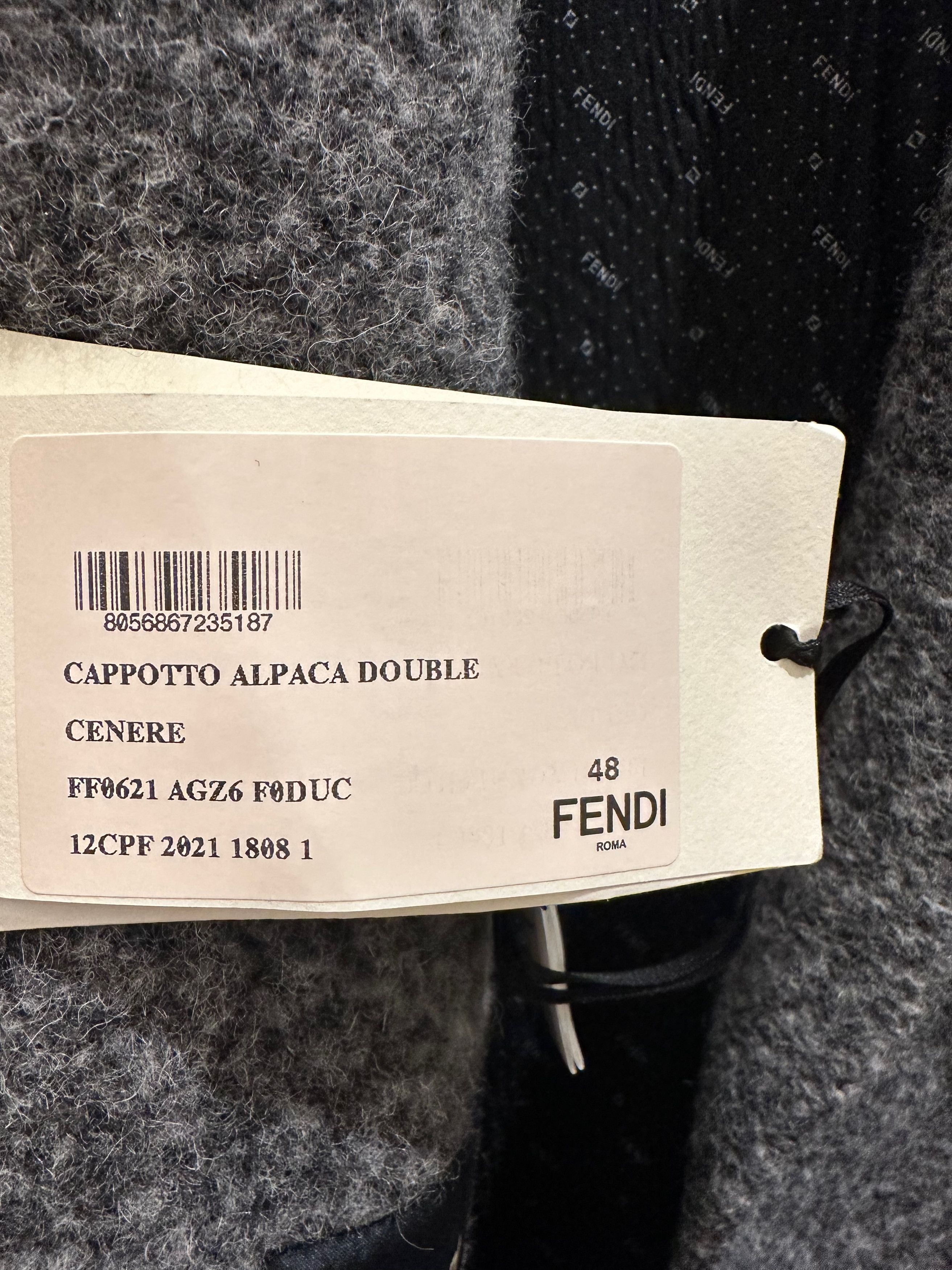Fendi Cappotto Alpaca Double Breasted Size US M / EU 48-50 / 2 - 5 Thumbnail