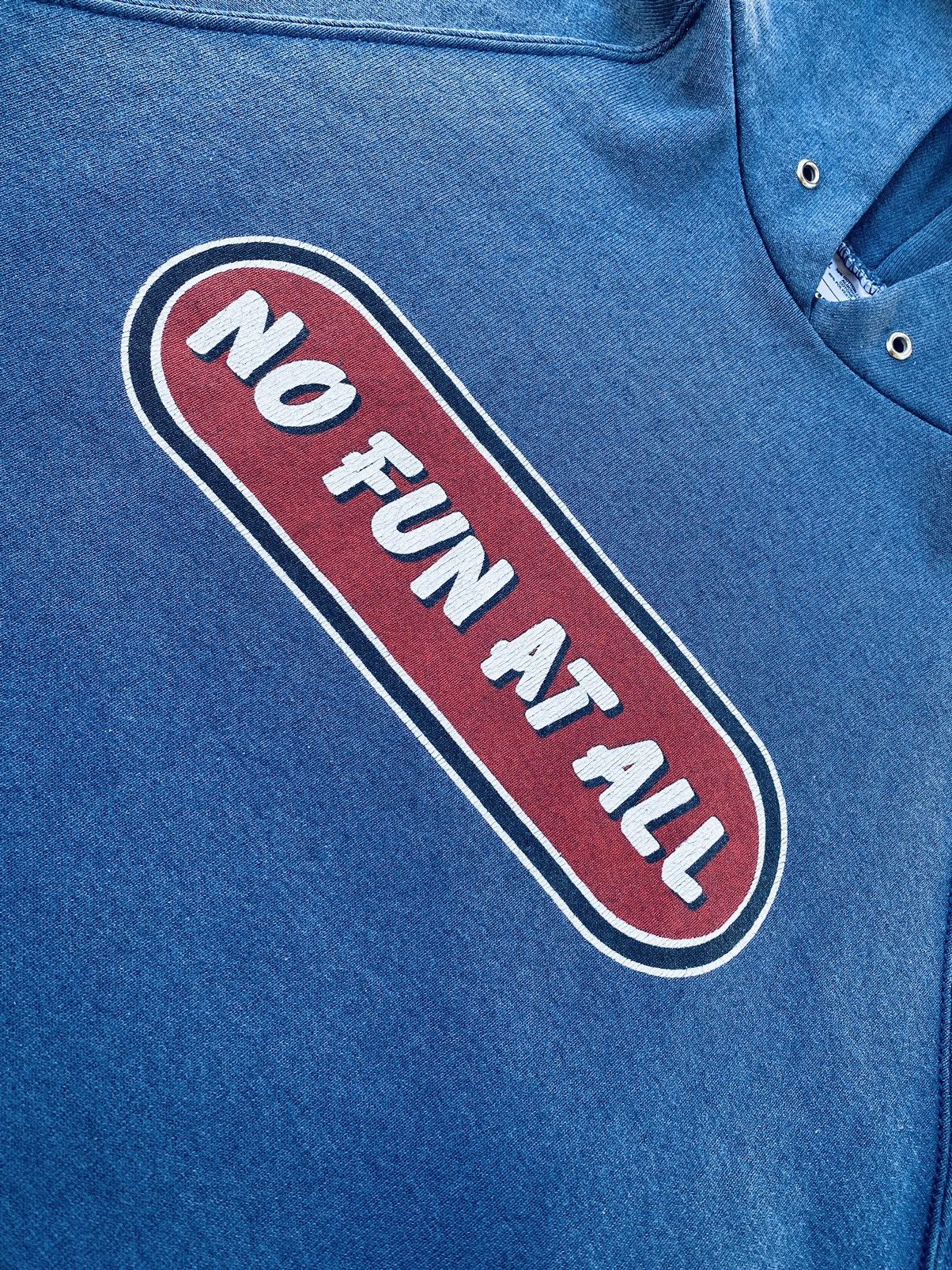 Band Tees Vintage No Fun At All Punk Band Pullover Rare Hoodie Size US XL / EU 56 / 4 - 3 Thumbnail