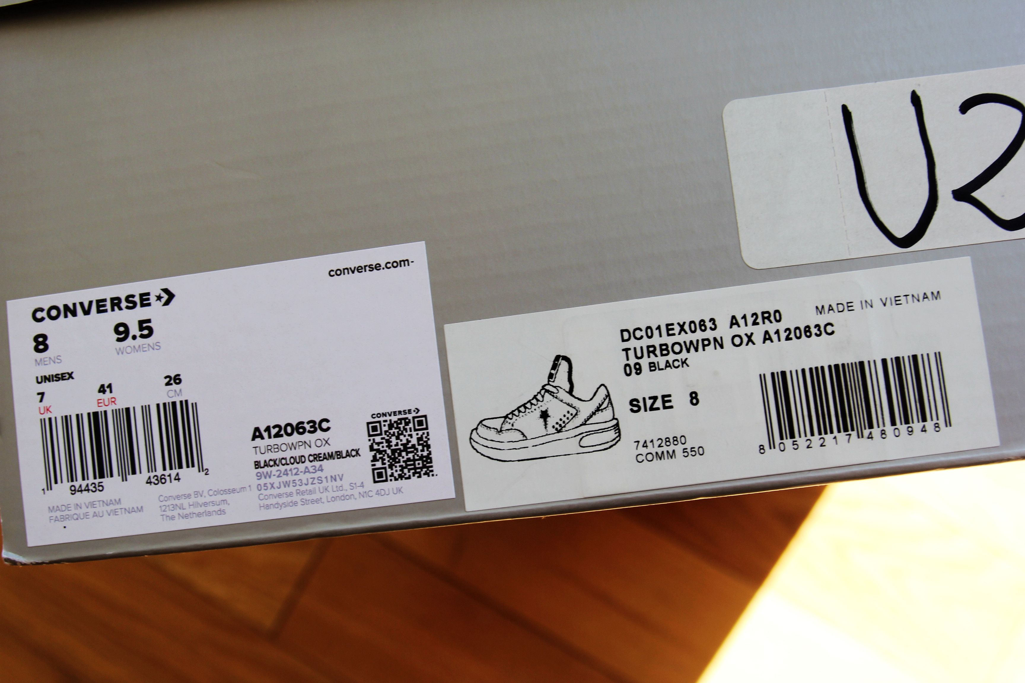 Converse × Rick Owens Drkshdw BNWT SS25 RICK OWENS DRKSHDW TURBOWPN OX SNEAKERS BLK 8 Size US 8 / EU 41 - 8 Thumbnail
