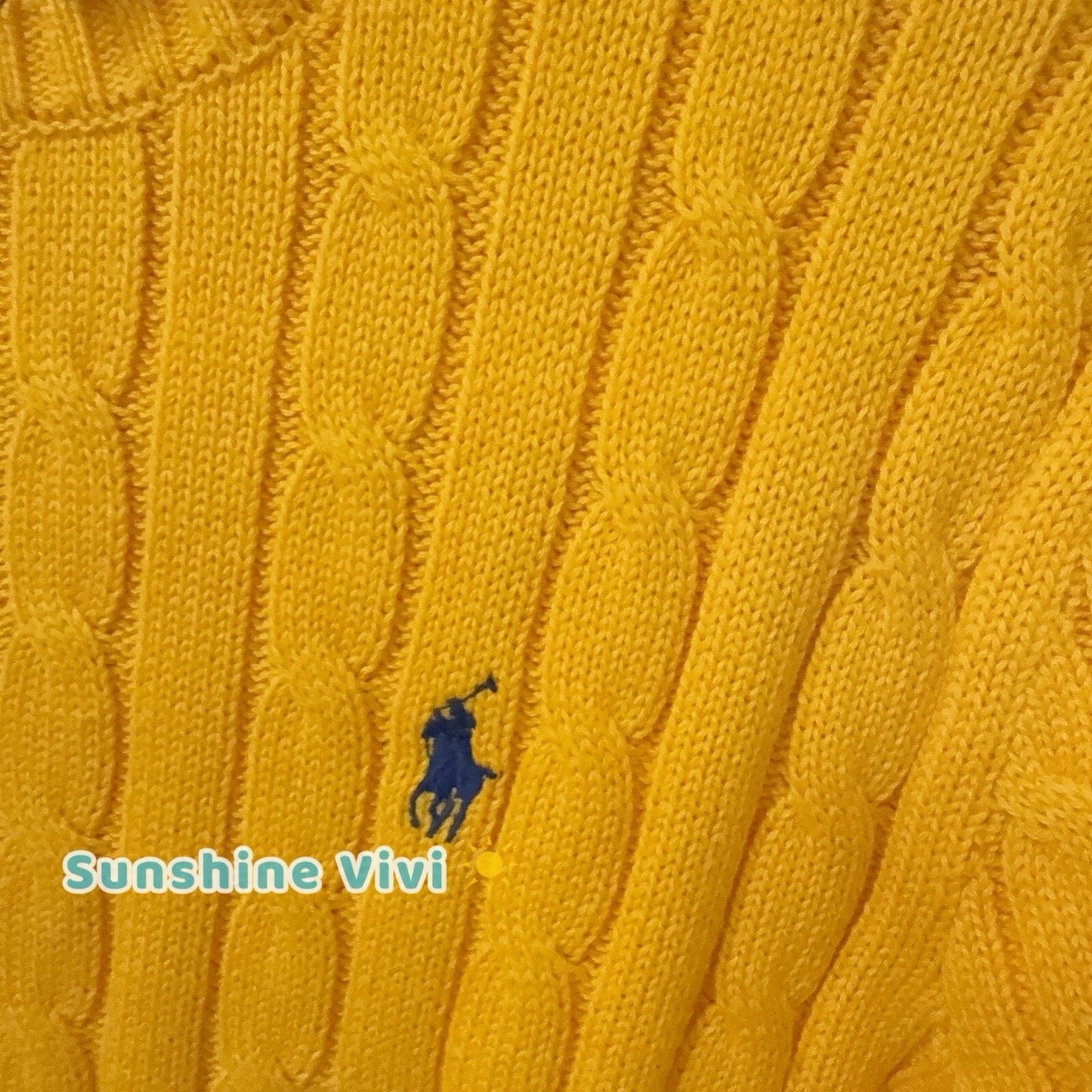 Polo Ralph Lauren NEW Polo Ralph Lauren Cotton Cable Knit Crew Neck Sweater Size S / US 4 / IT 40 - 3 Thumbnail