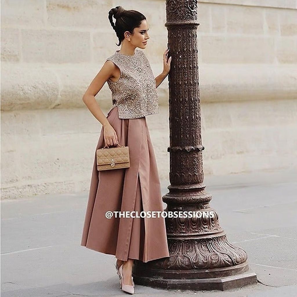 Zara ZARA Wool Blend Midi Skirt NWT Quiet Luxury High Waist Size 32" / US 10 / IT 46 - 14 Thumbnail