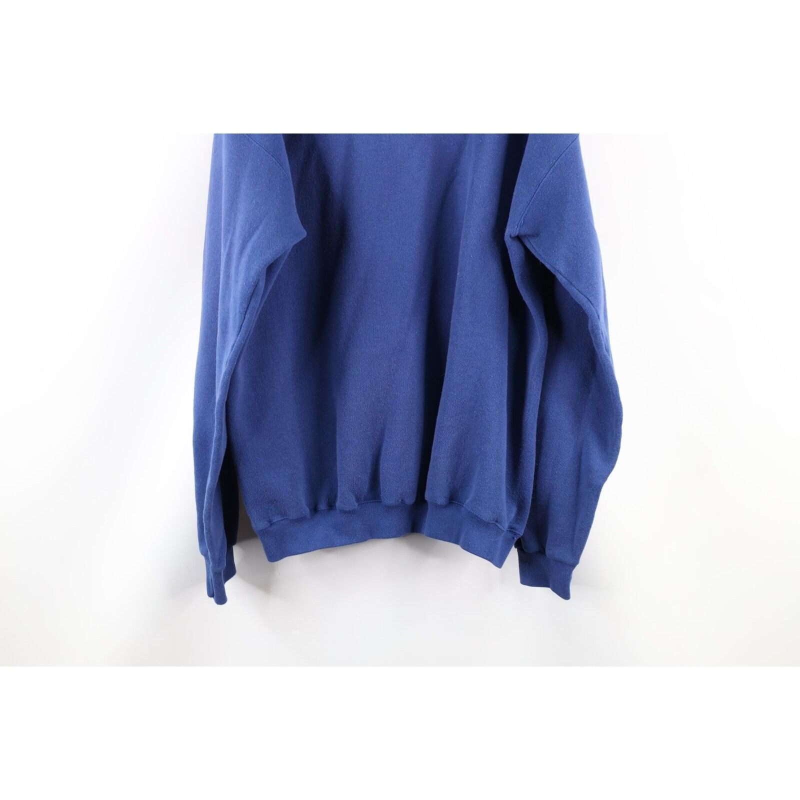 Vintage Vintage 90s Streetwear Faded Blank Crewneck Sweatshirt Size US XL / EU 56 / 4 - 9 Thumbnail