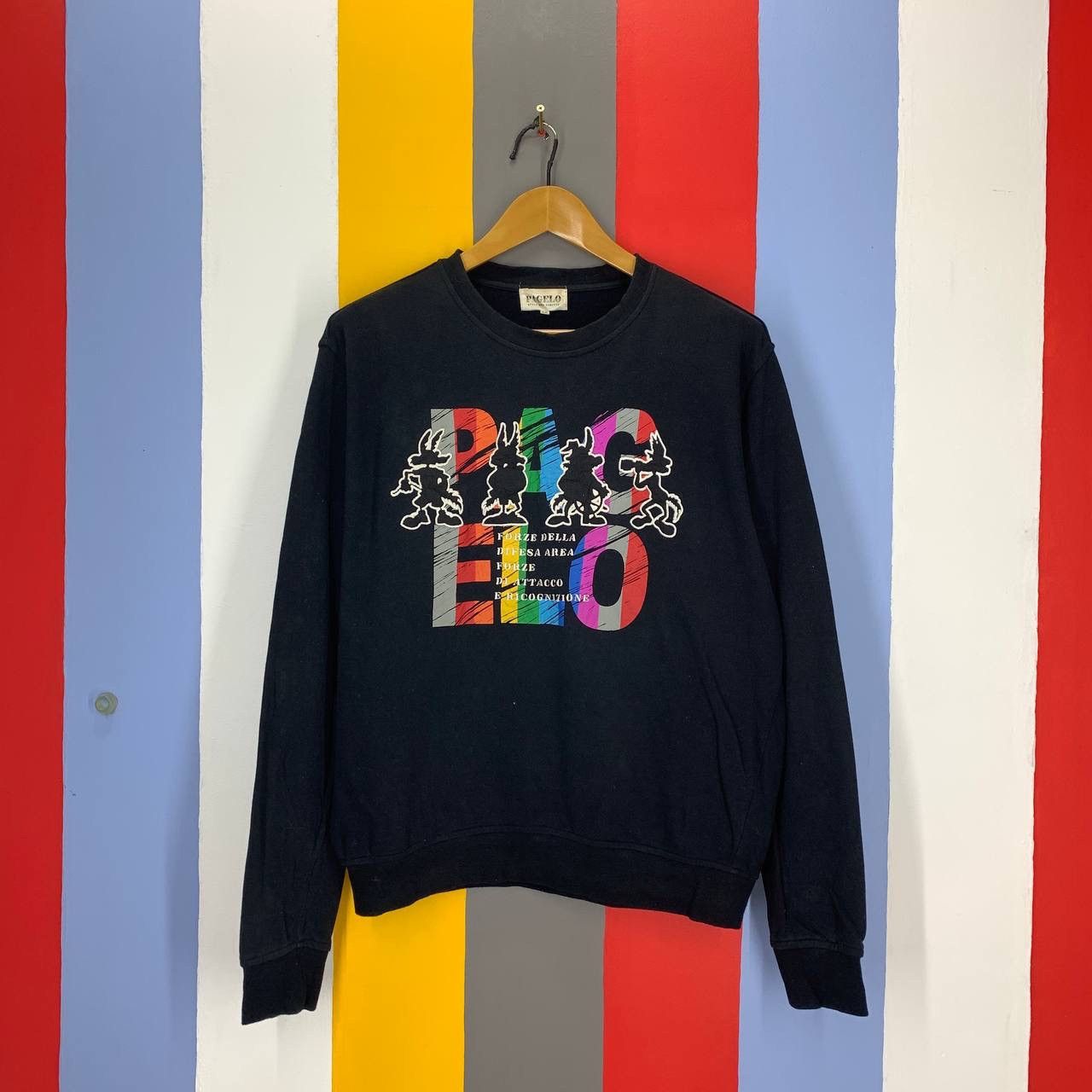 Japanese Brand PAGELO Crew Neck Sweatshirt #2134/18 Size US L / EU 52-54 / 3 - 1 Thumbnail