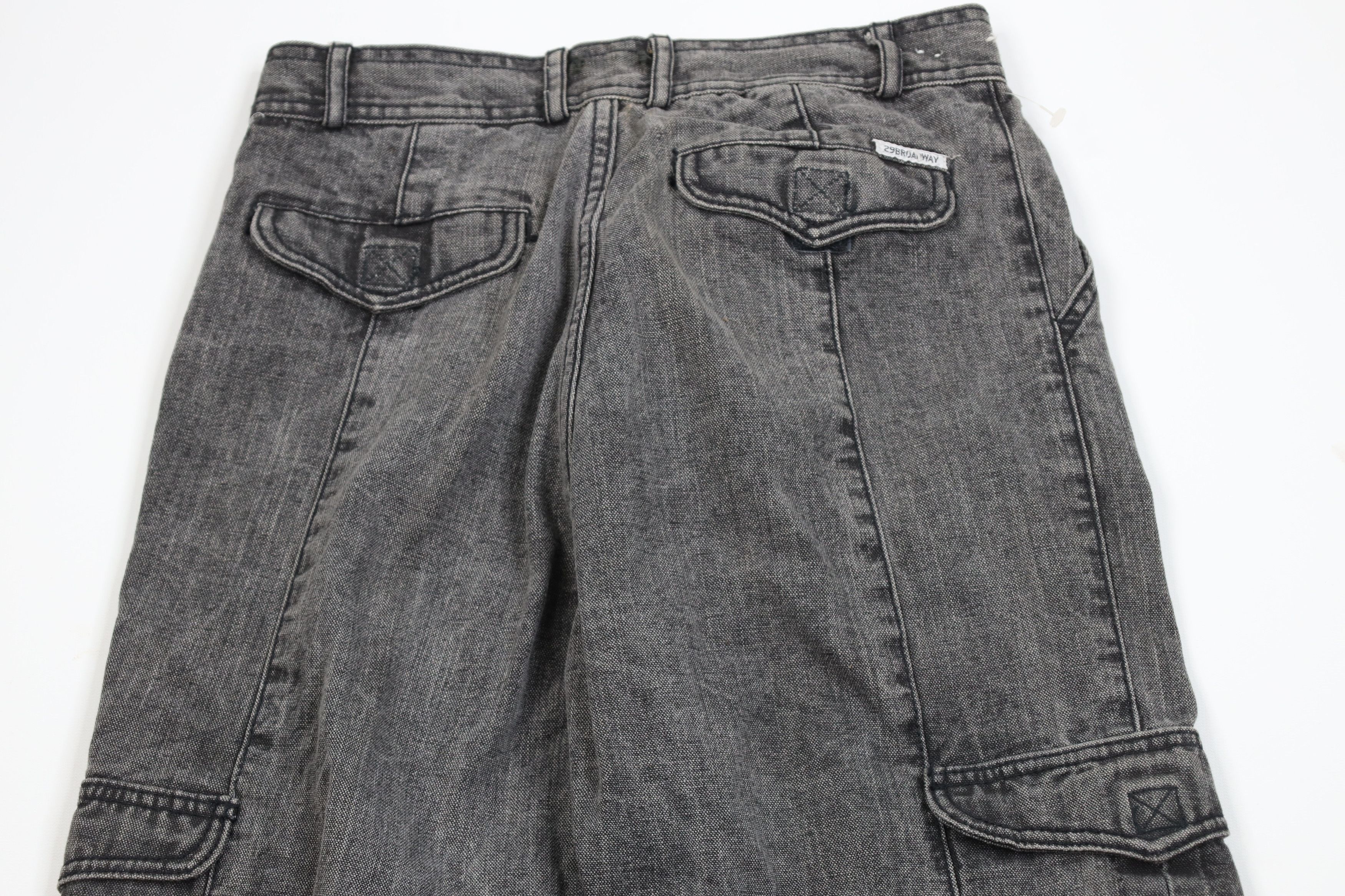 Vintage Vintage 80s 90s Streetwear Wash Straight Leg Cargo Jeans Size 26" / US 2 / IT 38 - 8 Thumbnail