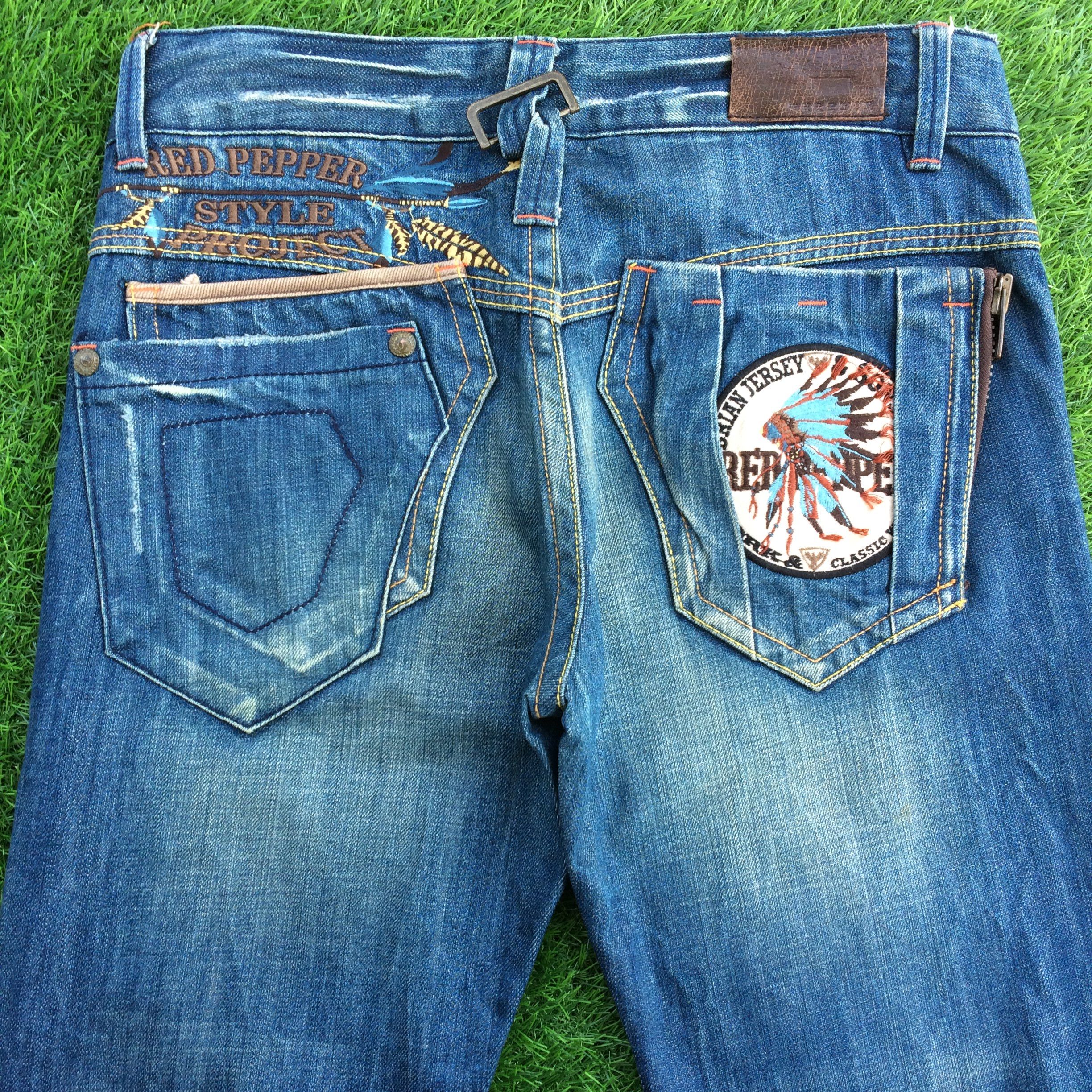 Japanese Brand Red Pepper Denim Jeans #D-821 Size US 30 / EU 46 - 4 Thumbnail