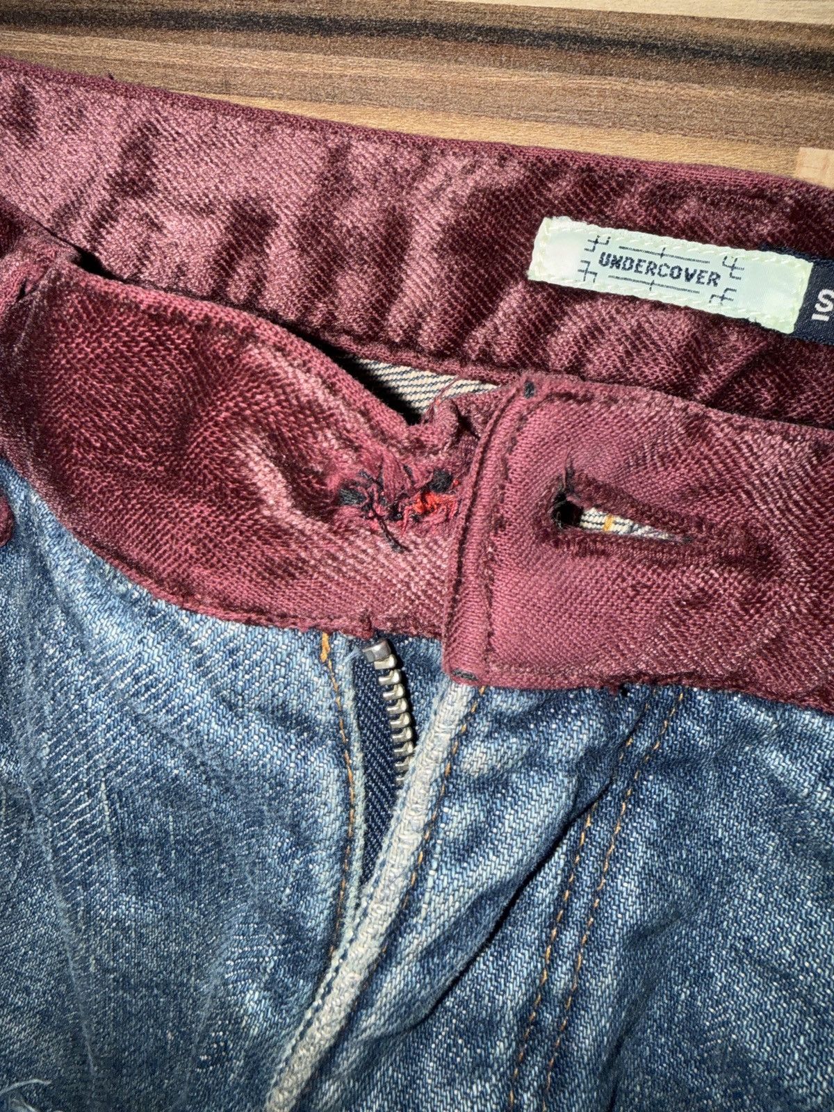 Undercover Undercover AW02 Witches Cell Division Crash Denim Size US 30 / EU 46 - 4 Thumbnail