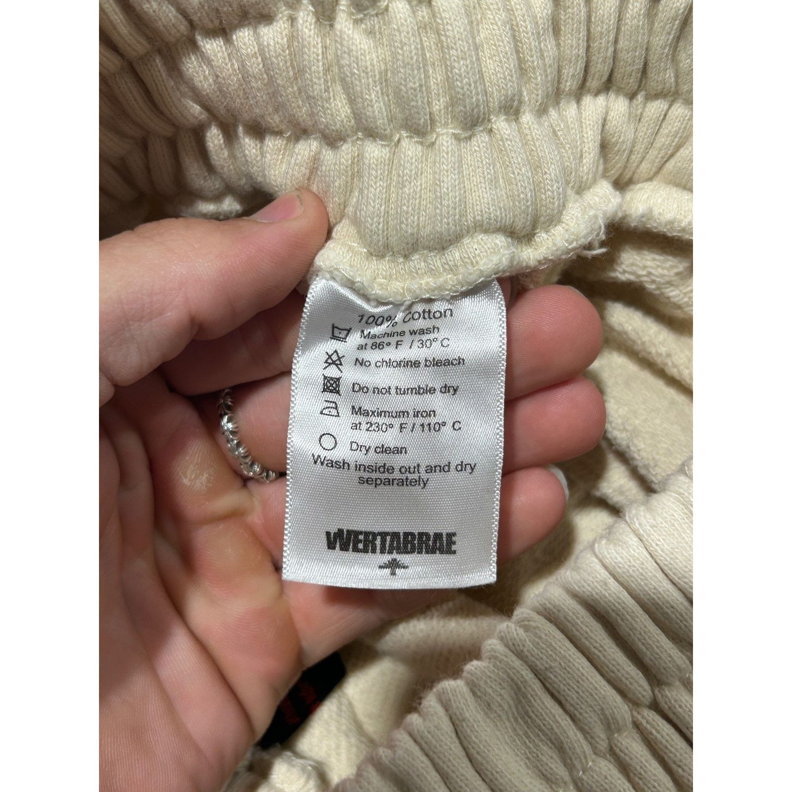 Vertabrae VERTABRAE LOGO CREAM BURGUNDY SWEAT PANT SIZE XXL PREOWNED Size US 34 / EU 50 - 7 Thumbnail