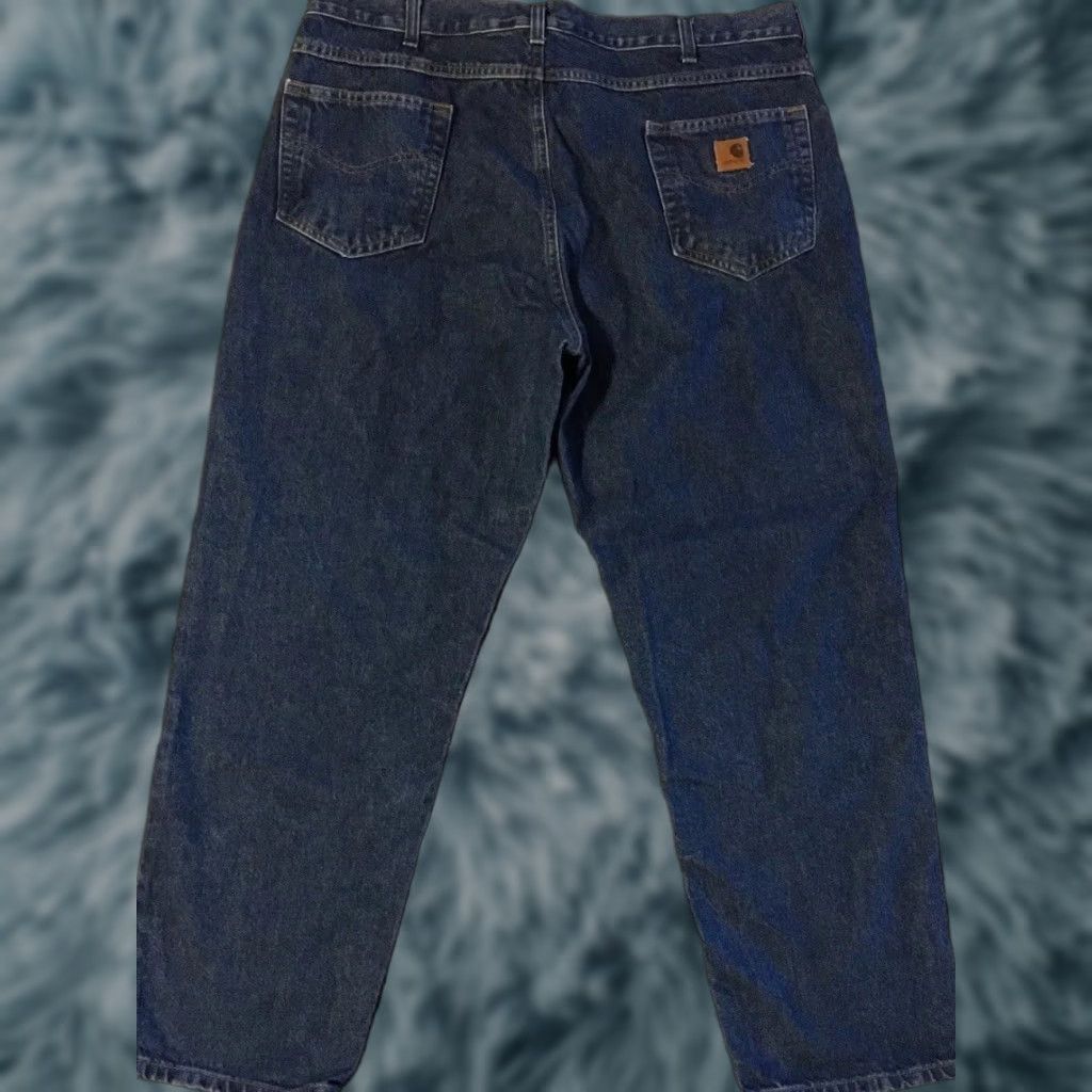 Carhartt VINTAGE Carhartt Jeans 40 Work Biker Trucker Cowboy Skate Punk Grunge WIP 90s USA Size US 40 / EU 56 - 1 Thumbnail