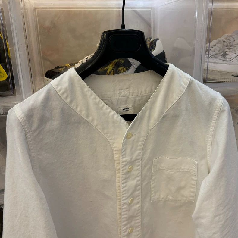 Visvim visvim Long sleeve baseball shirt Collarless shirt 2501-Nex Size US S / EU 44-46 / 1 - 2 Thumbnail