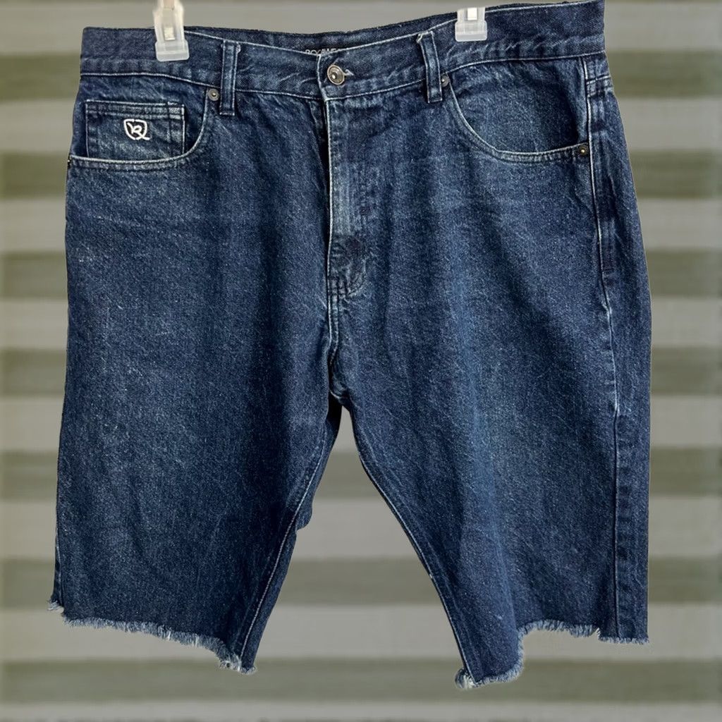 Rocawear VINTAGE Y2K Roca Wear Jean Shorts Jorts Size 38x13 Size US 38 / EU 54 - 1 Thumbnail