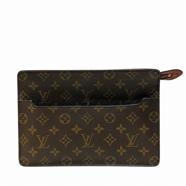 Louis Vuitton Louis Vuitton Louis Vuitton Pochette Homme Monogram Clutch Bag Canvas Clutch Bag M51795 Size ONE SIZE - 1 Thumbnail