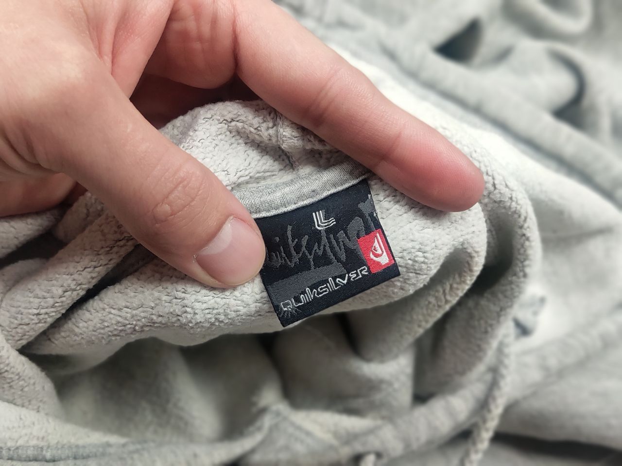 Quiksilver Quiksilver Vintage Big logo Gray Hoodie Skate Surf Y2K Style Size US L / EU 52-54 / 3 - 11 Thumbnail