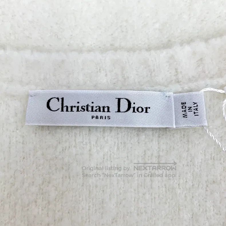 Dior Dior Beige sheep wool round neck sleeveless knitted vest Size XS / US 0-2 / IT 36-38 - 5 Thumbnail