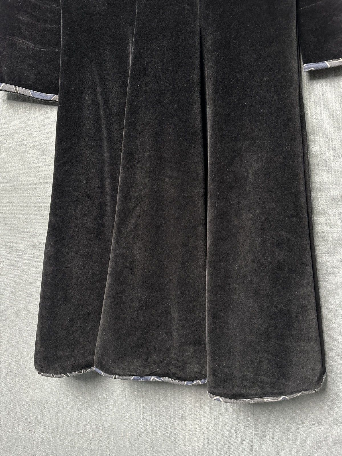Gudrun Sjoden GUDRUN SJODEN Dress Black Velour 3/4 Sleeve Organic Cotton Size M / US 6-8 / IT 42-44 - 4 Thumbnail