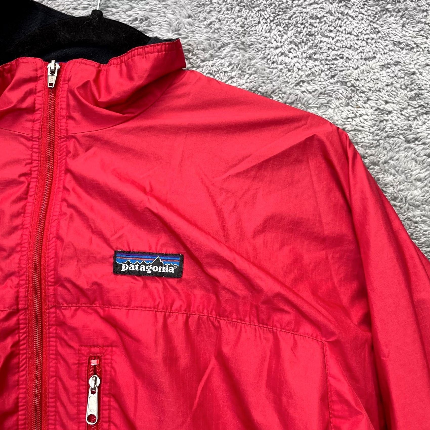 Patagonia VINTAGE Patagonia Jacket Mens XS Red Velocity Shell Coat Logo Mock Neck Windbreaker Short Zip Pockets Fall Spring Summer Regular Size US XS / EU 42 / 0 - 3 Thumbnail