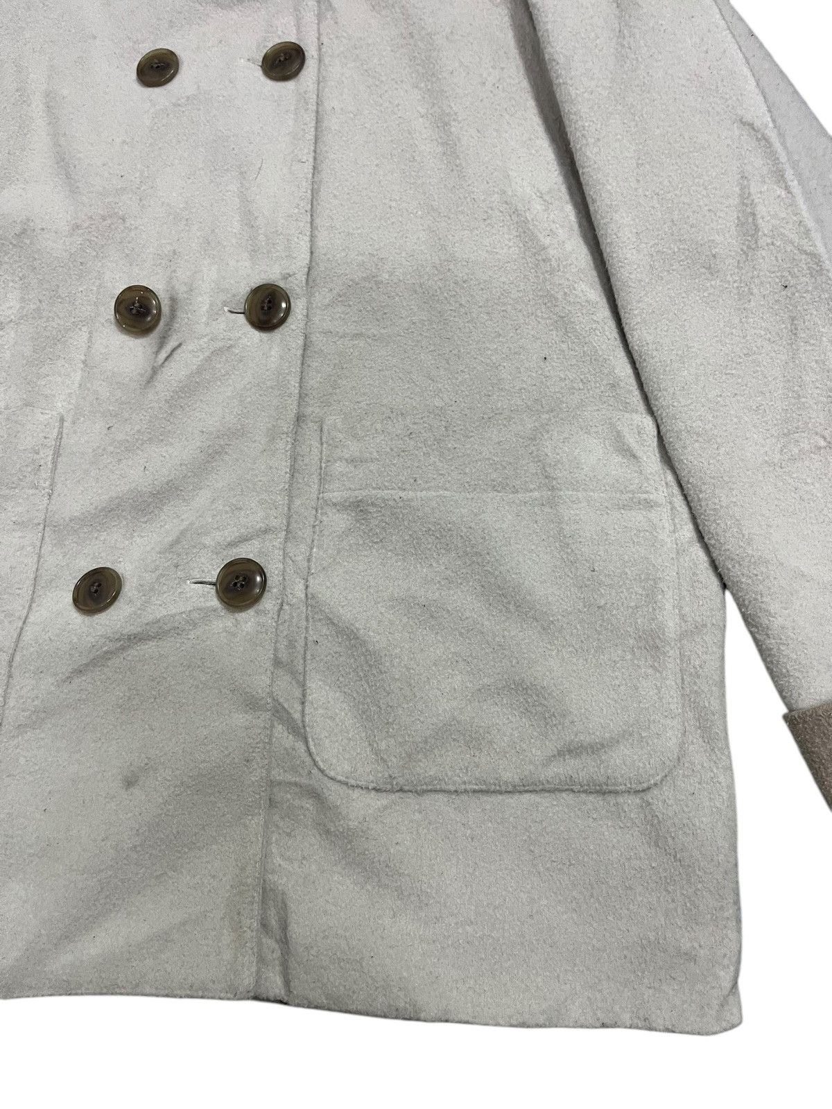A.P.C. A.P.C. Paris Double Breasted Pea Coat Wool Jacket Size S / US 4 / IT 40 - 6 Thumbnail
