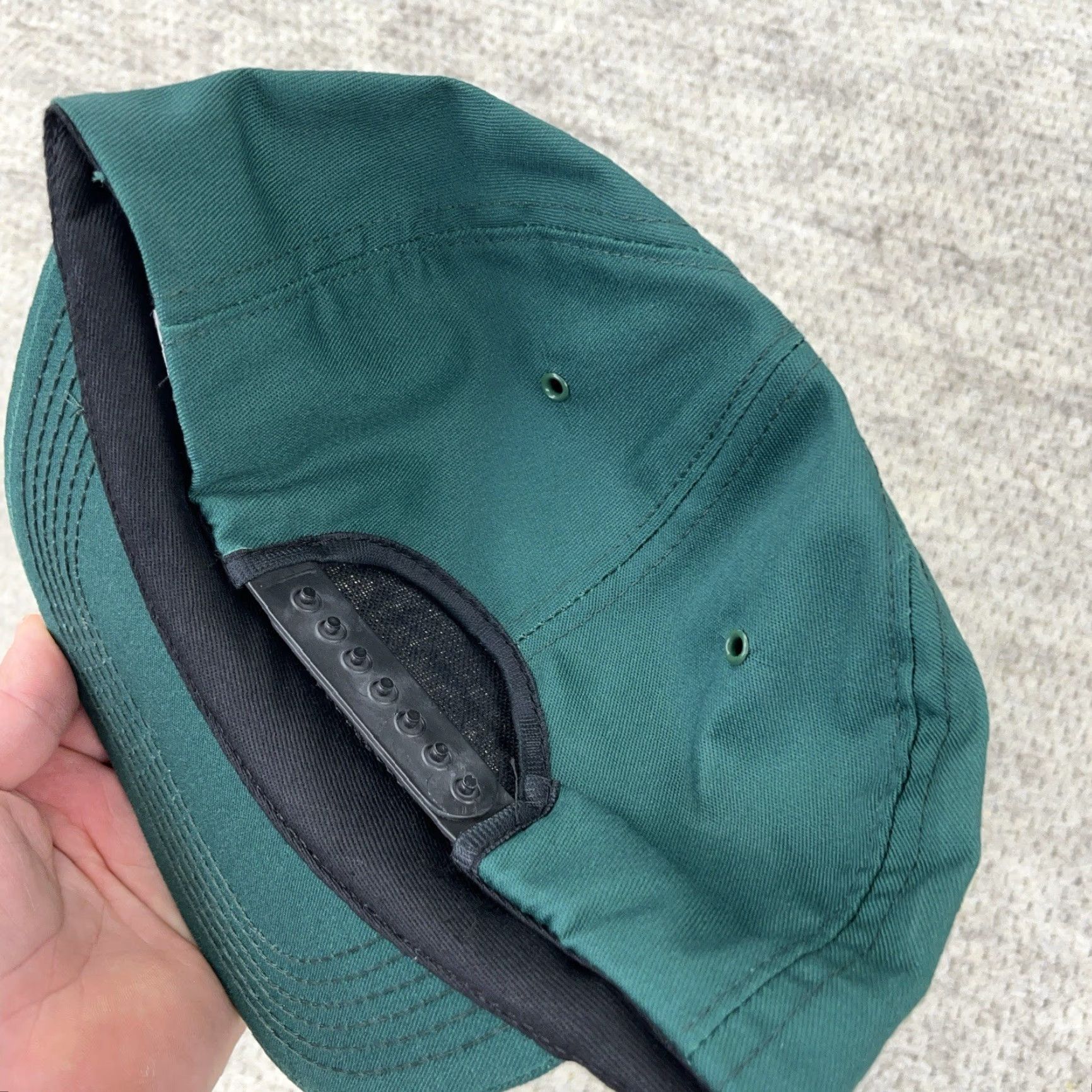 Vintage VINTAGE Southern States Trucker Hat Cap Snapback USA Grow Master Seed Farm 80s 90s Green Mens One Size Adjustable Twill Cotton Hoodie? Size ONE SIZE - 5 Thumbnail