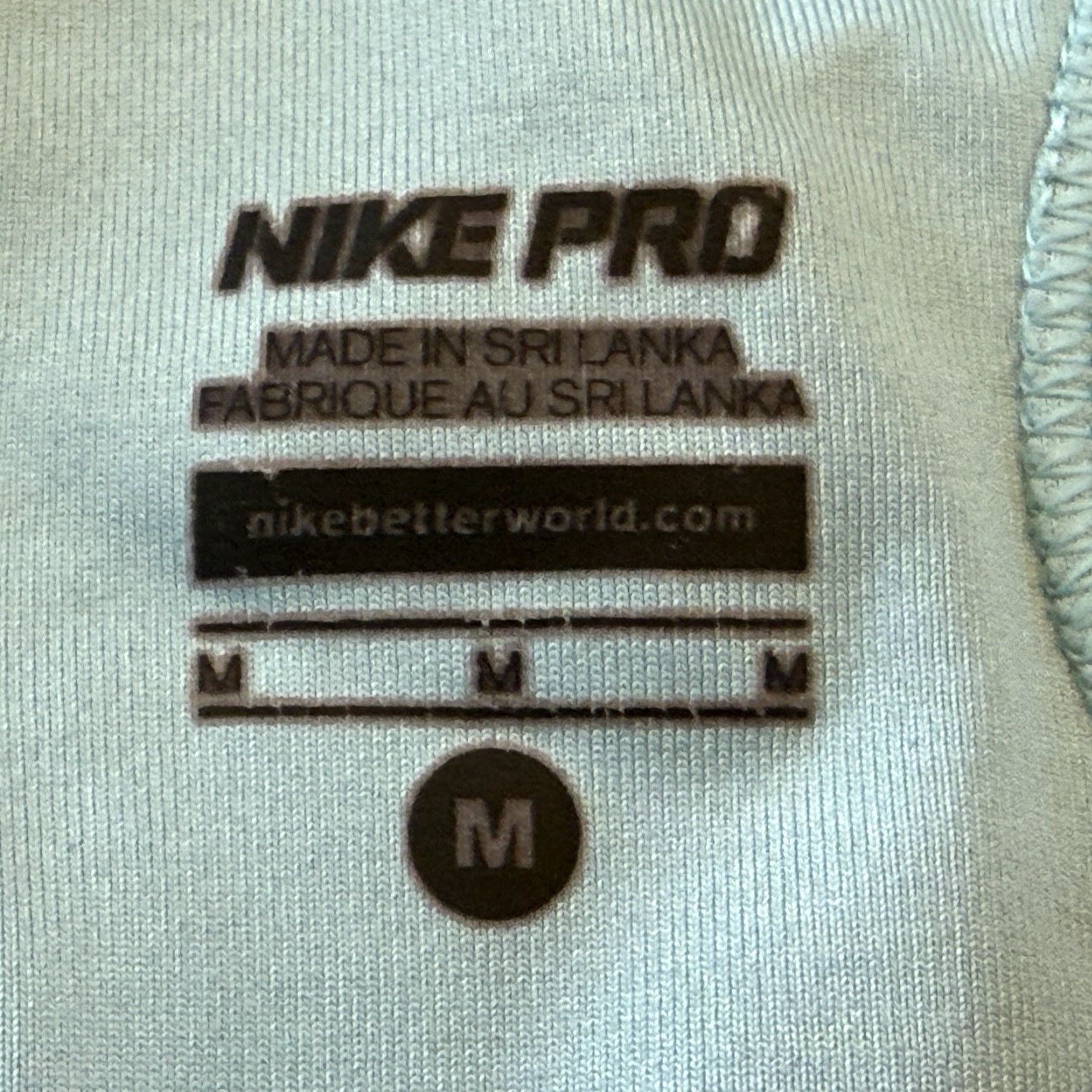 Nike Nike Pro Dri-Fit Sports Bra Clothing Women Medium Racerback Blue Nike Dri-FIT No Padding Size ONE SIZE - 6 Thumbnail