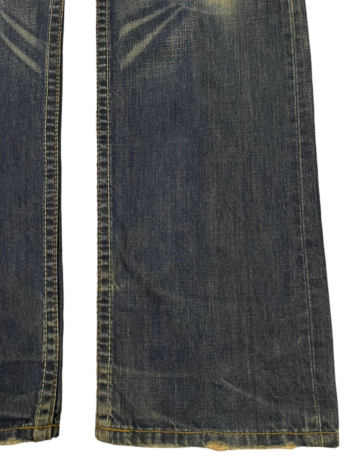 Levi's Vintage 90s Levis Blue Mud Wash Style Distress Loose Jeans Size US 34 / EU 50 - 6 Thumbnail