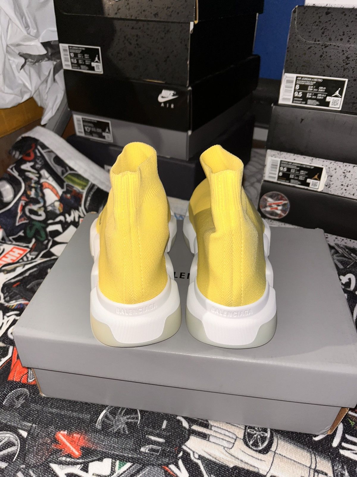 Balenciaga 2022 Balenciaga Wmns Speed 2.0 Sneaker ‘Light Yellow’ Size US 8 / IT 38 - 4 Thumbnail