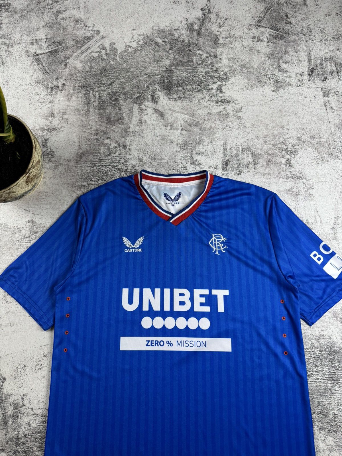 Castore Rangers Glasgow 2023/2024 Blue Home Castore Soccer Football T Shirt Jersey Kit Size US L / EU 52-54 / 3 - 4 Thumbnail