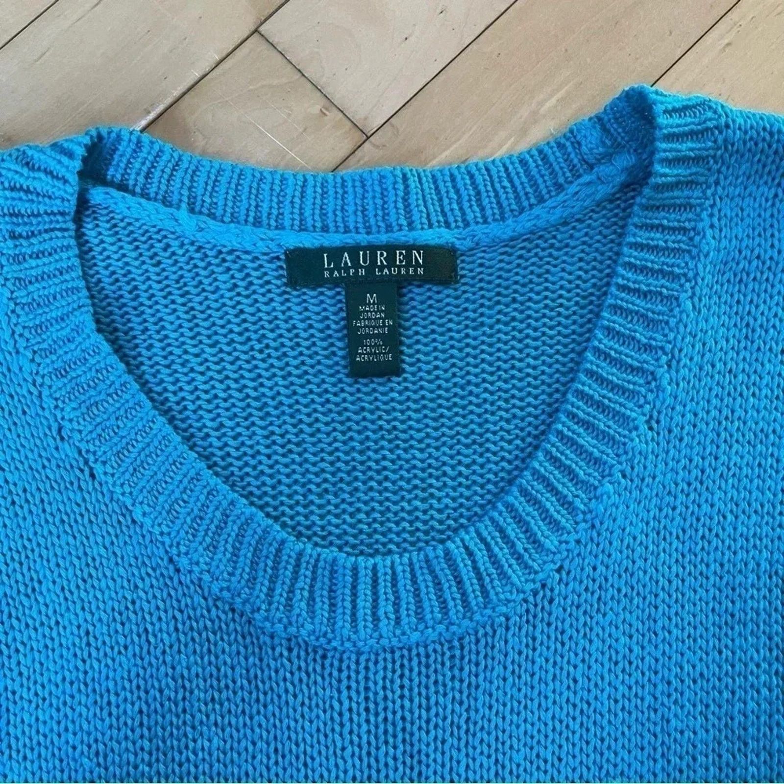 Lauren Ralph Lauren Ralph Lauren Sweater Women M Loose Knit 3/4 Sleeve Pullover Size M / US 6-8 / IT 42-44 - 2 Thumbnail