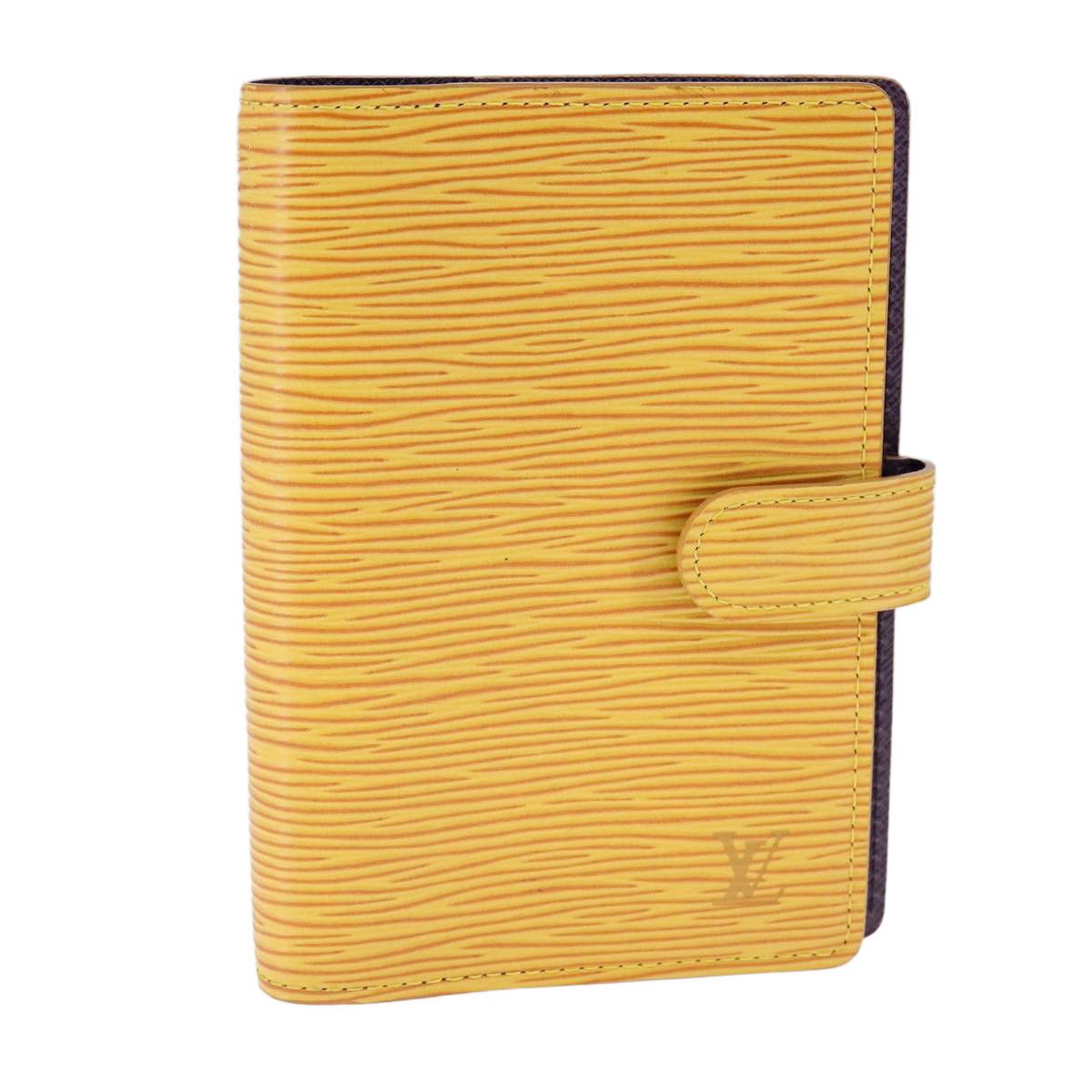 Louis Vuitton Agenda Pm Yellow Leather Wallet (Pre-Owned) Size ONE SIZE - 1 Thumbnail
