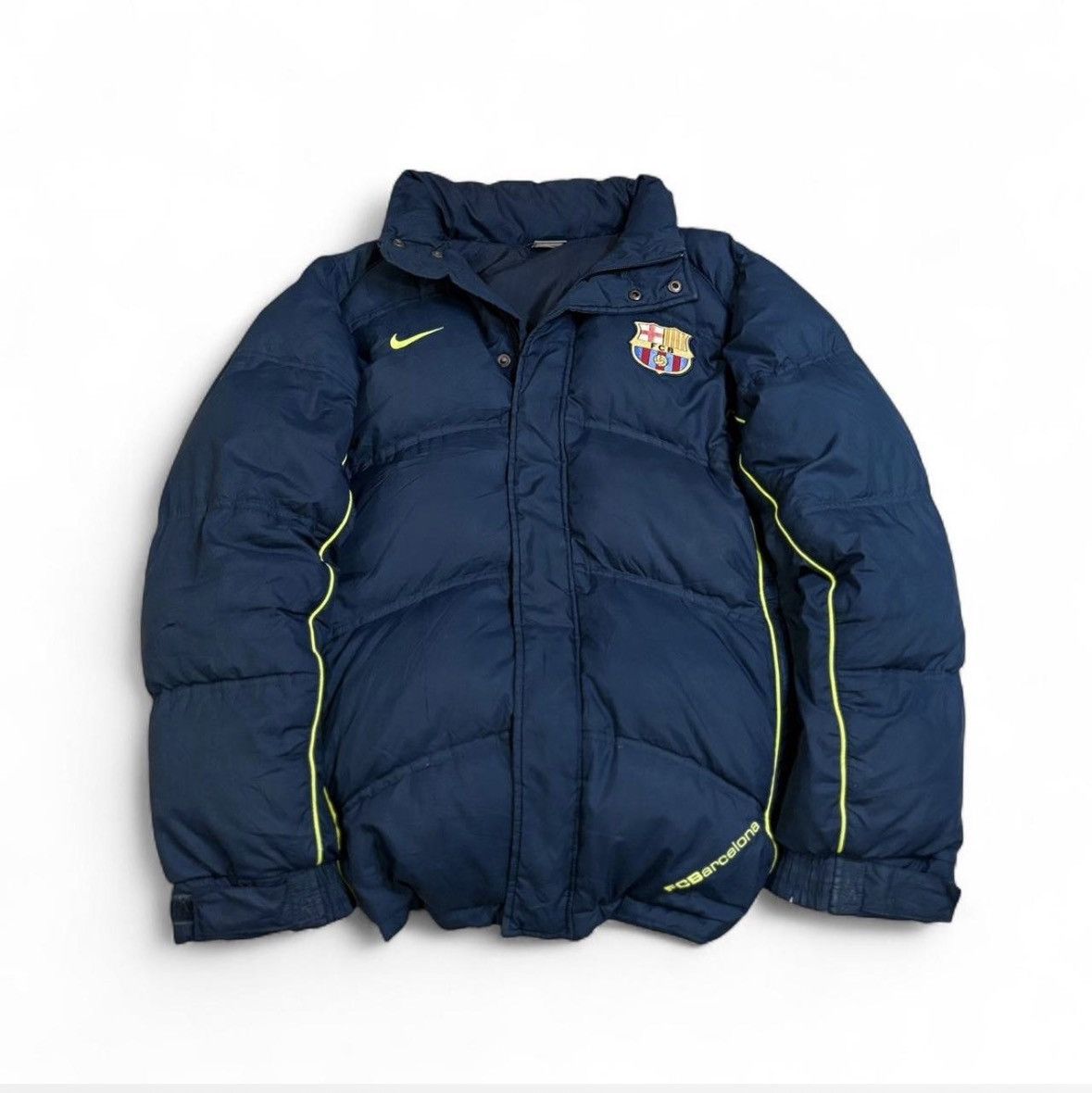 Nike Nike vintage 2006 fc barcelona puffer jacket rare XS neon Size US XS / EU 42 / 0 - 1 Thumbnail