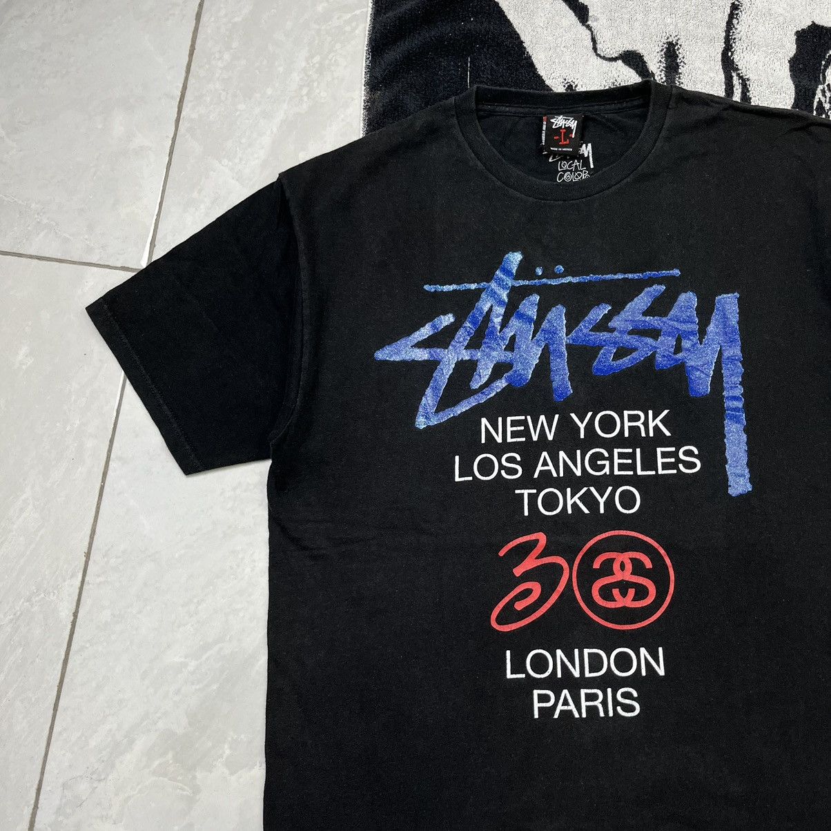 Stussy Vintage Stussy Tour local colour Size US L / EU 52-54 / 3 - 2 Thumbnail