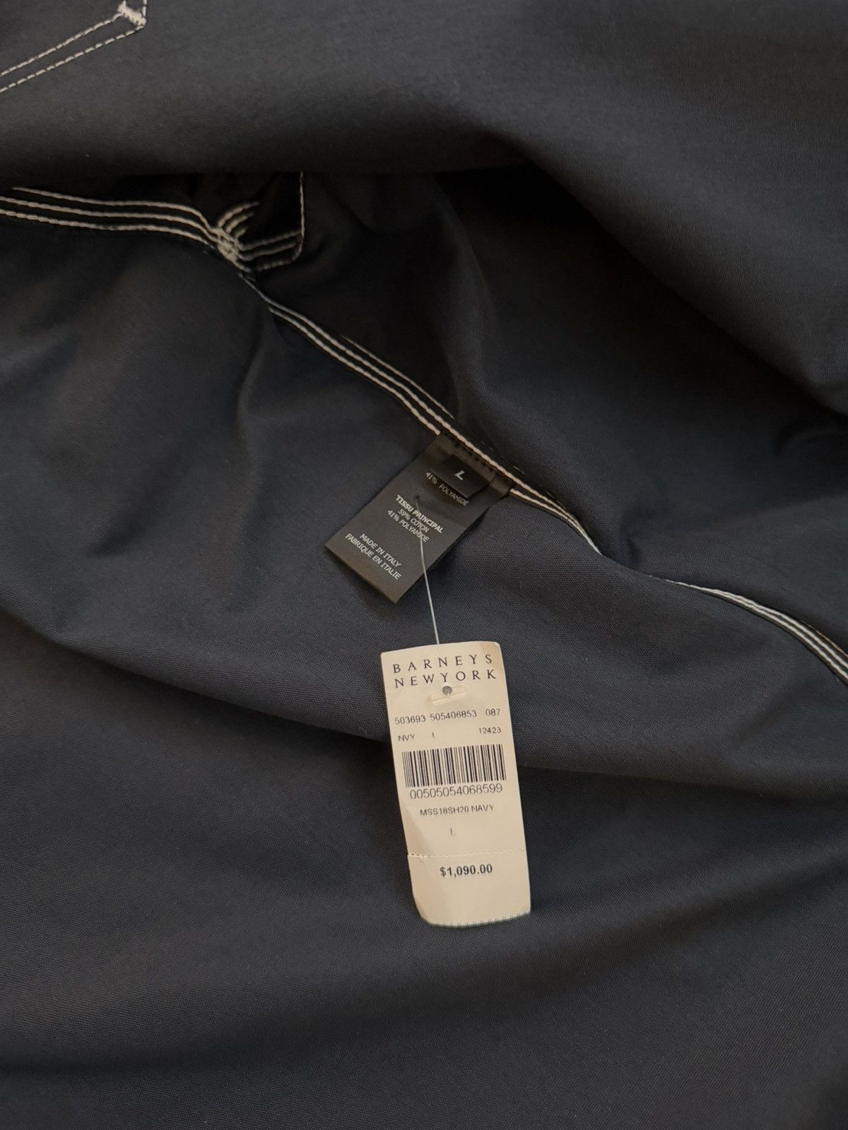 Vetements Vetements Navy Workwear Shirt（Rare） Size US L / EU 52-54 / 3 - 6 Thumbnail