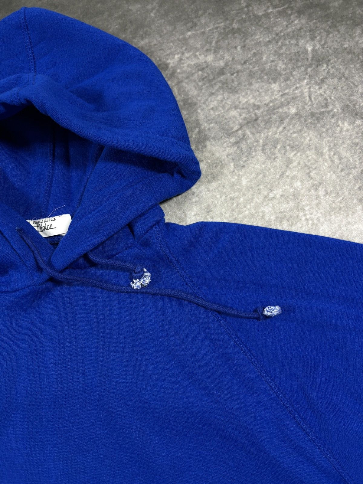 Vintage 1980s Hoodie Vintage Blank Sweatshirt Pullover Raglan Champ Size US M / EU 48-50 / 2 - 5 Thumbnail