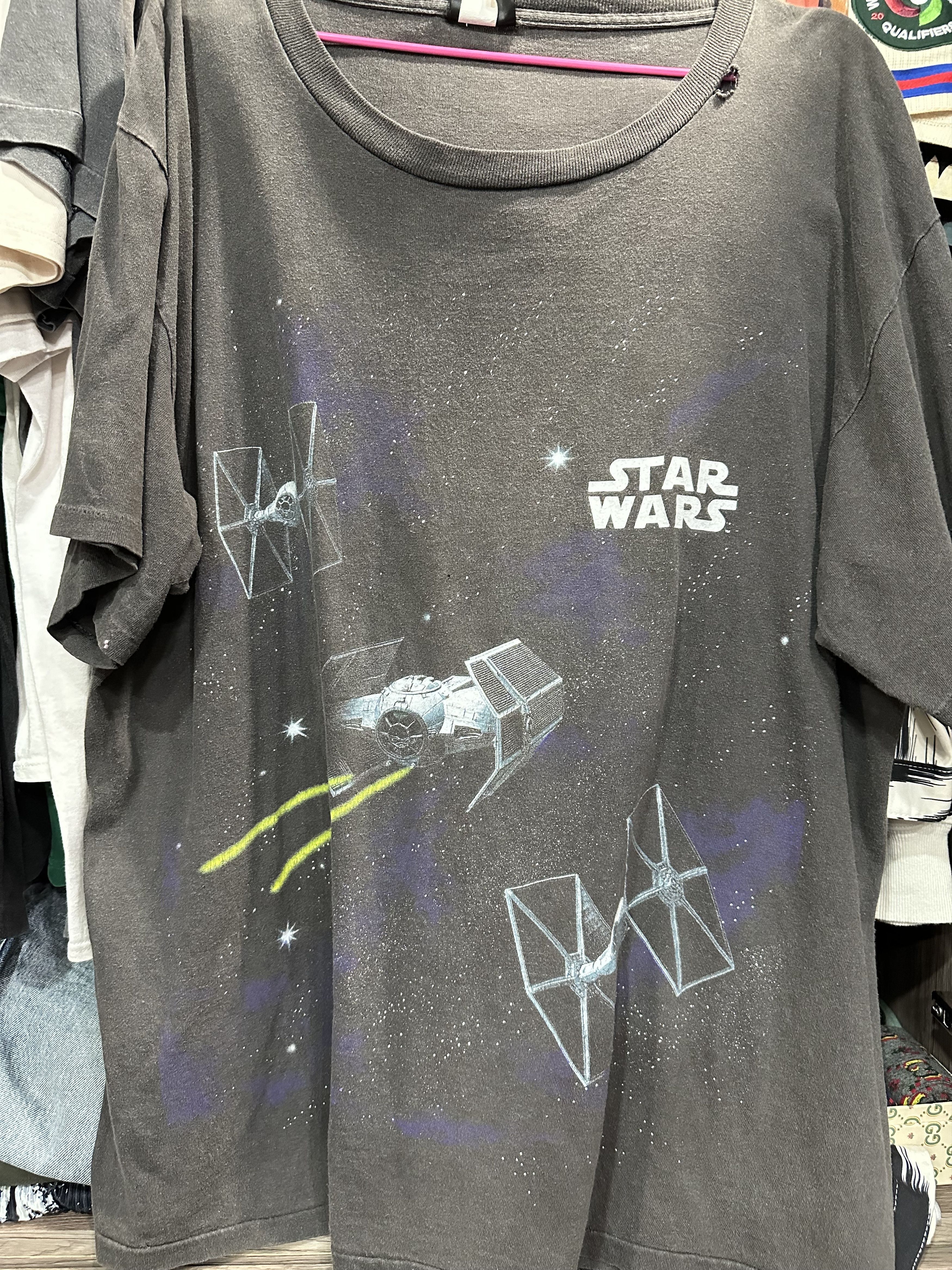 Changes × Star Wars × Vintage VINTAGE 90s Star Wars T-Shirt Change Tag Size US XL / EU 56 / 4 - 1 Thumbnail
