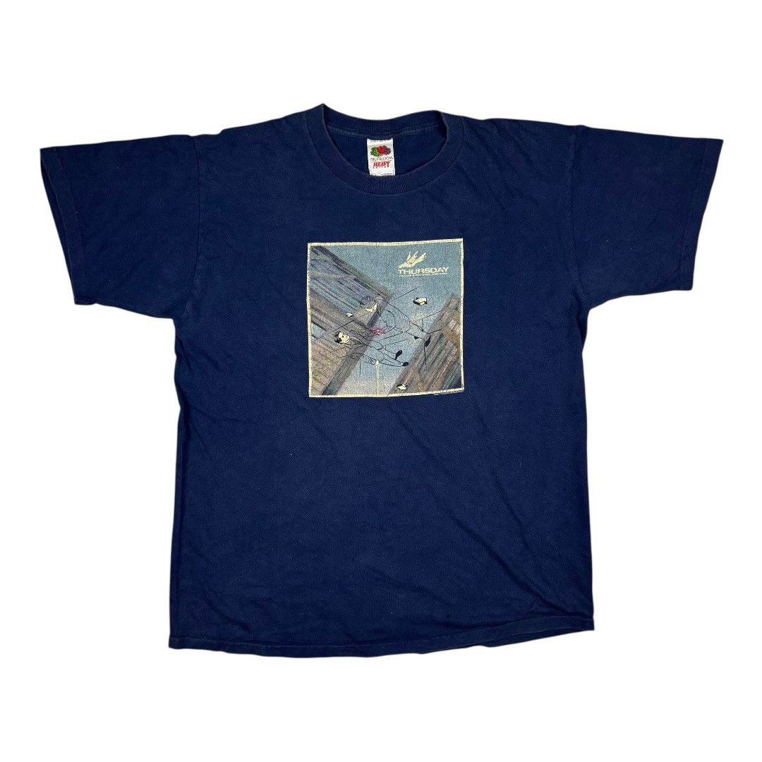 Band Tees Original vintage Thursday – For the Workforce, Drowning 2003 Size US L / EU 52-54 / 3 - 1 Thumbnail