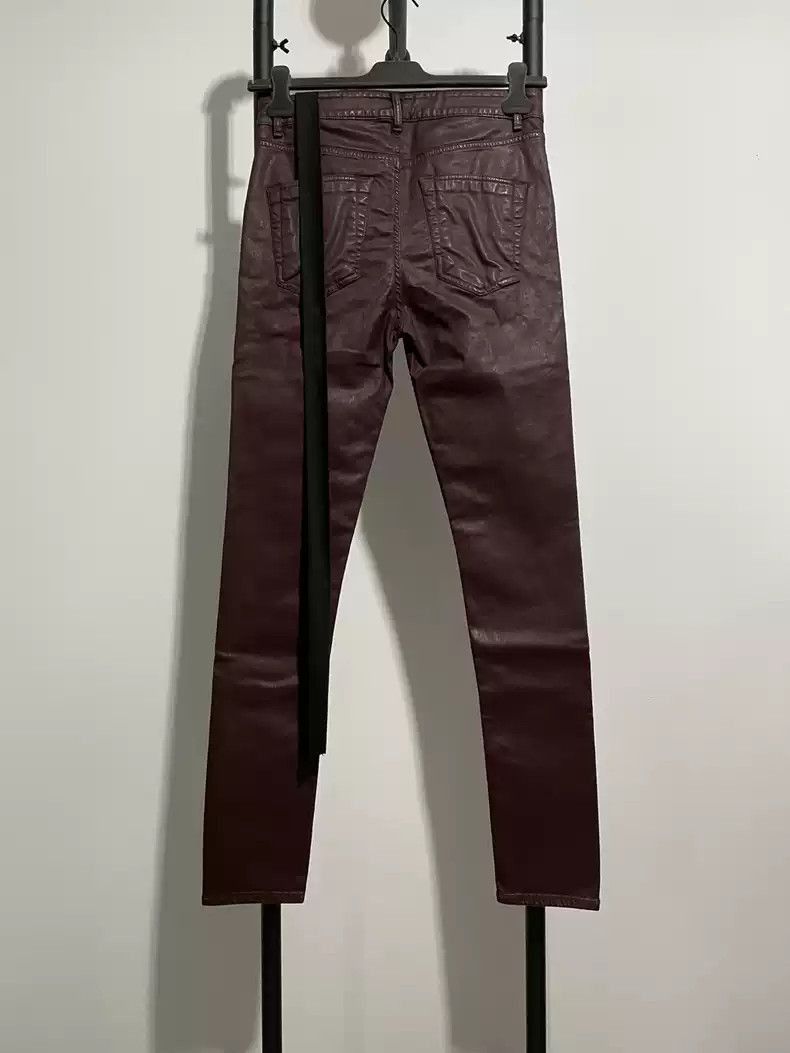 Rick Owens Rick Owens Wax trousers brushed with wax jeans-2505 Size US 31 - 2 Thumbnail