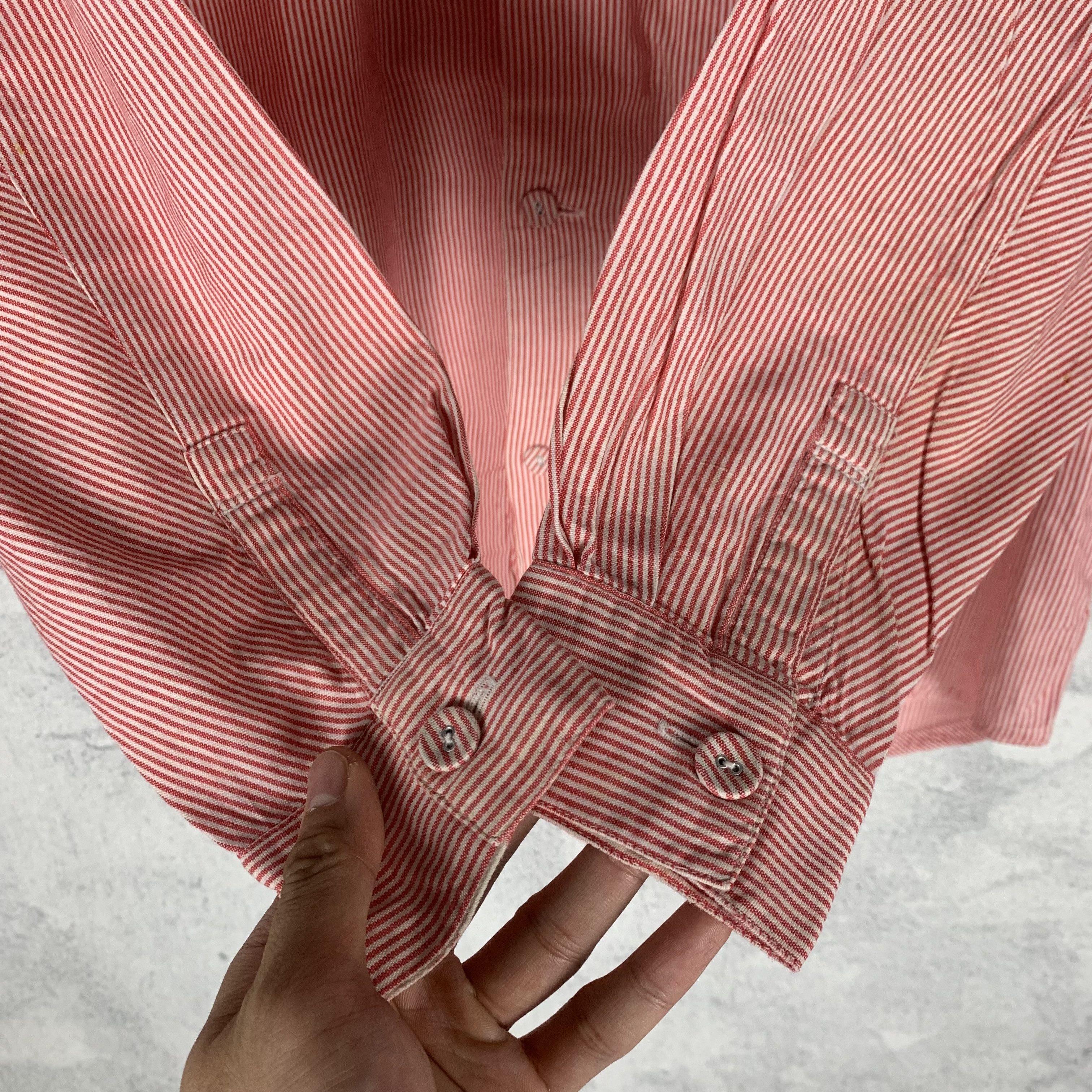 Issey Miyake Vintage Issey Miyake Striped Shirt Size US M / EU 48-50 / 2 - 5 Thumbnail
