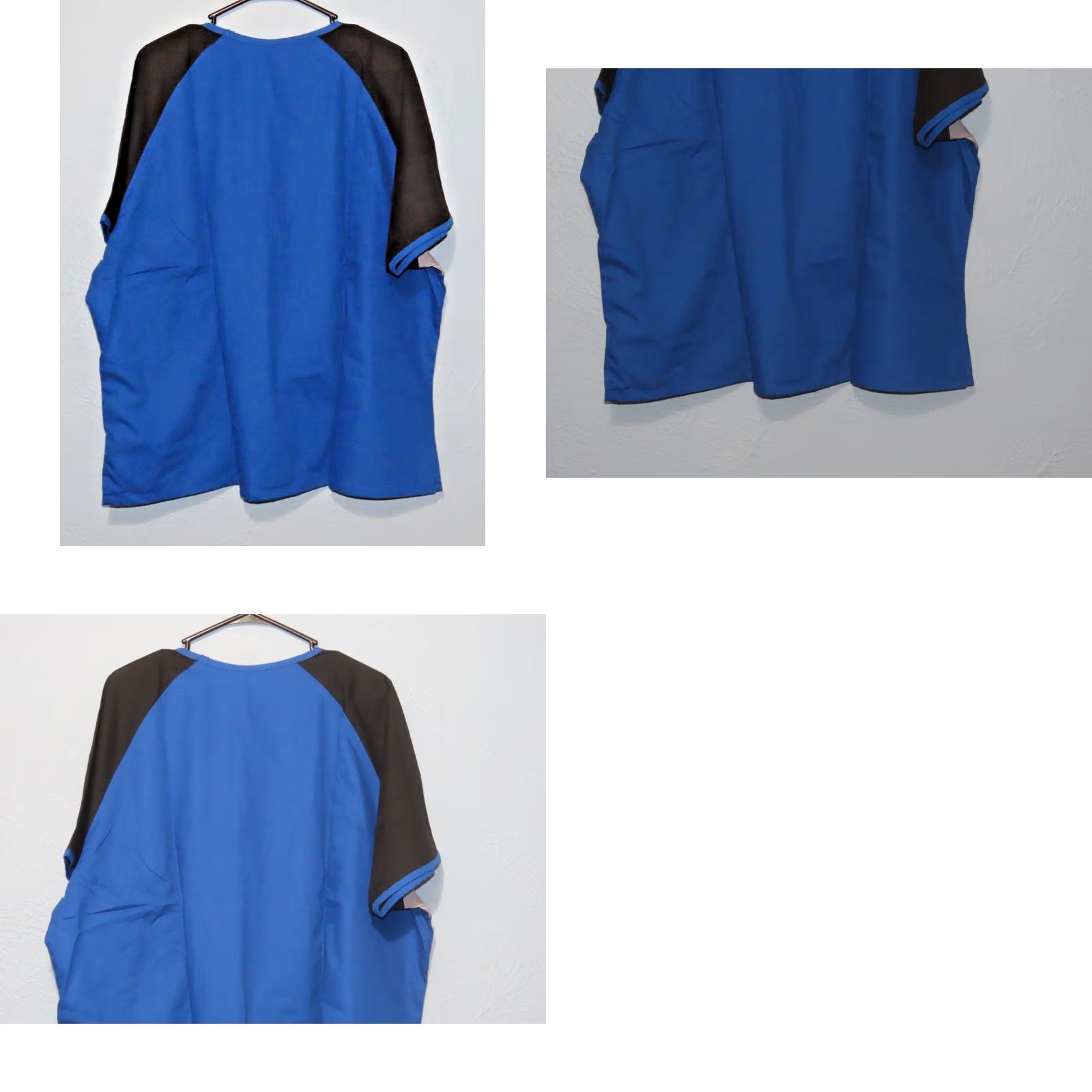 Vintage Butter-soft V-Neck 3XL Scrub Top Women Blue Gray Black NWT Cotton Blend Solid Nurse Medical Shirt Size US XXL / EU 58 / 5 - 8 Thumbnail